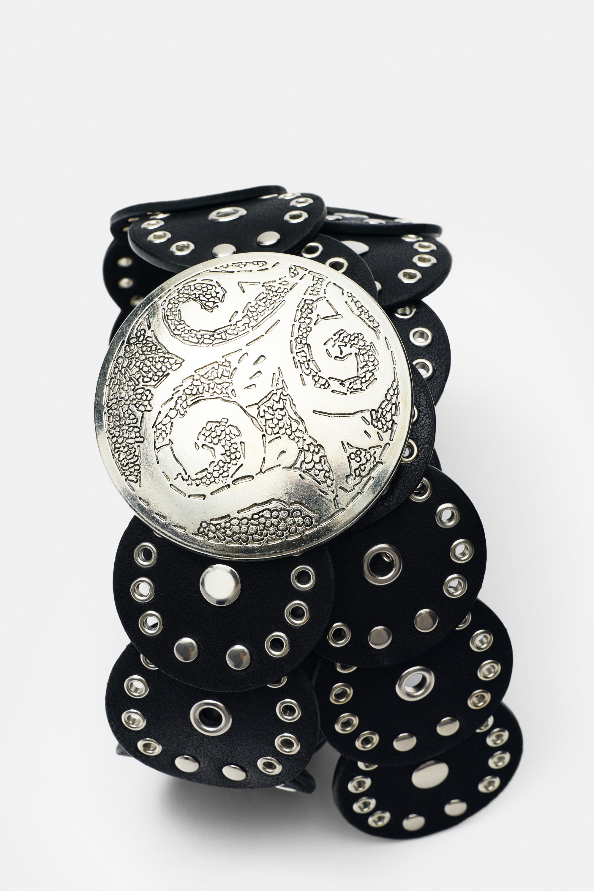 Halkalı suni deri kemer - Görsel 7