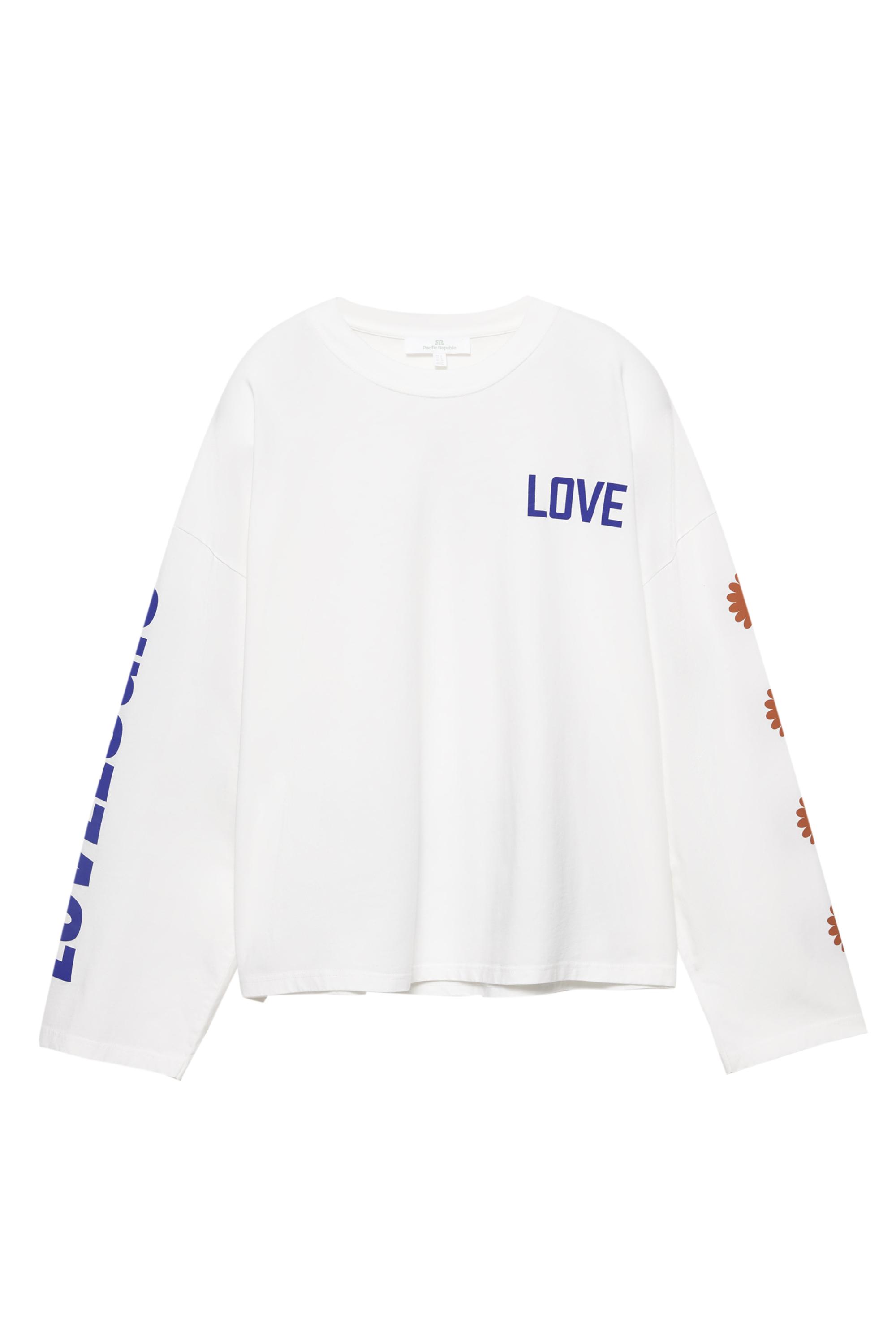 Love grafik baskılı t-shirt - Görsel 10