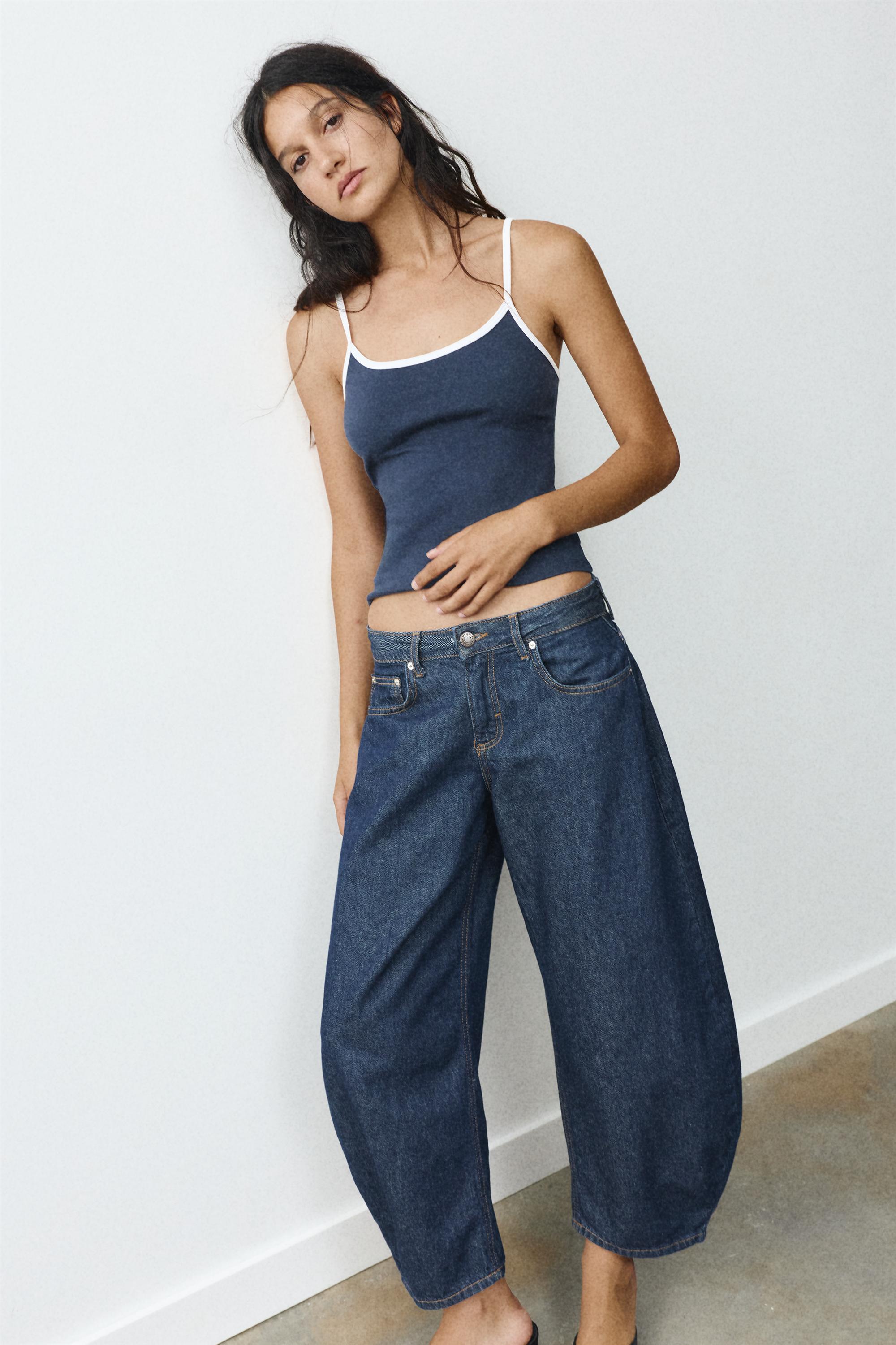 Thin strap top — Navy