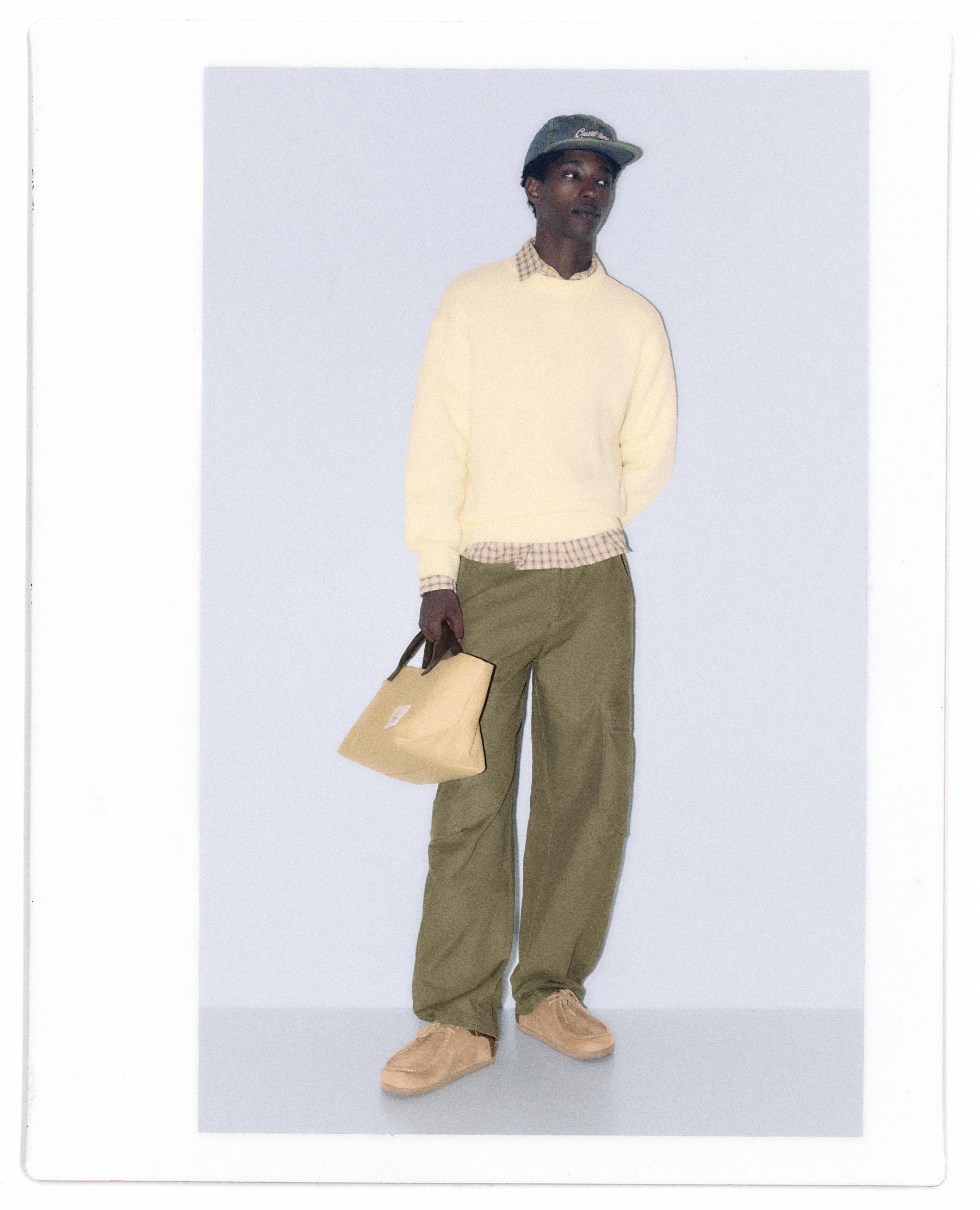 Round neck jumper — Yellow