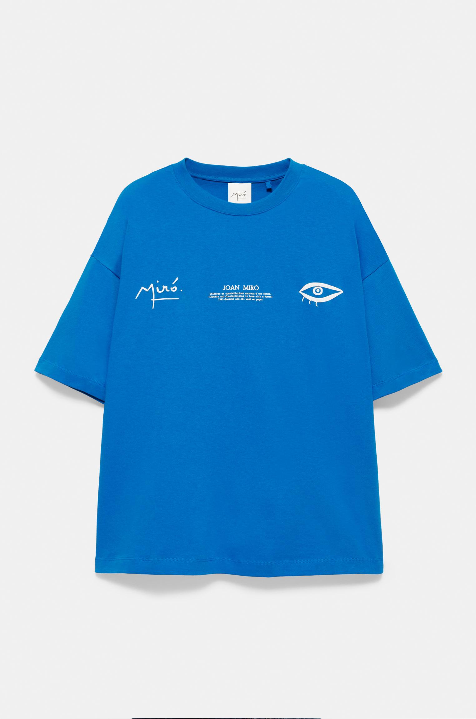 Miró relaxed fit T-shirt — Deep blue