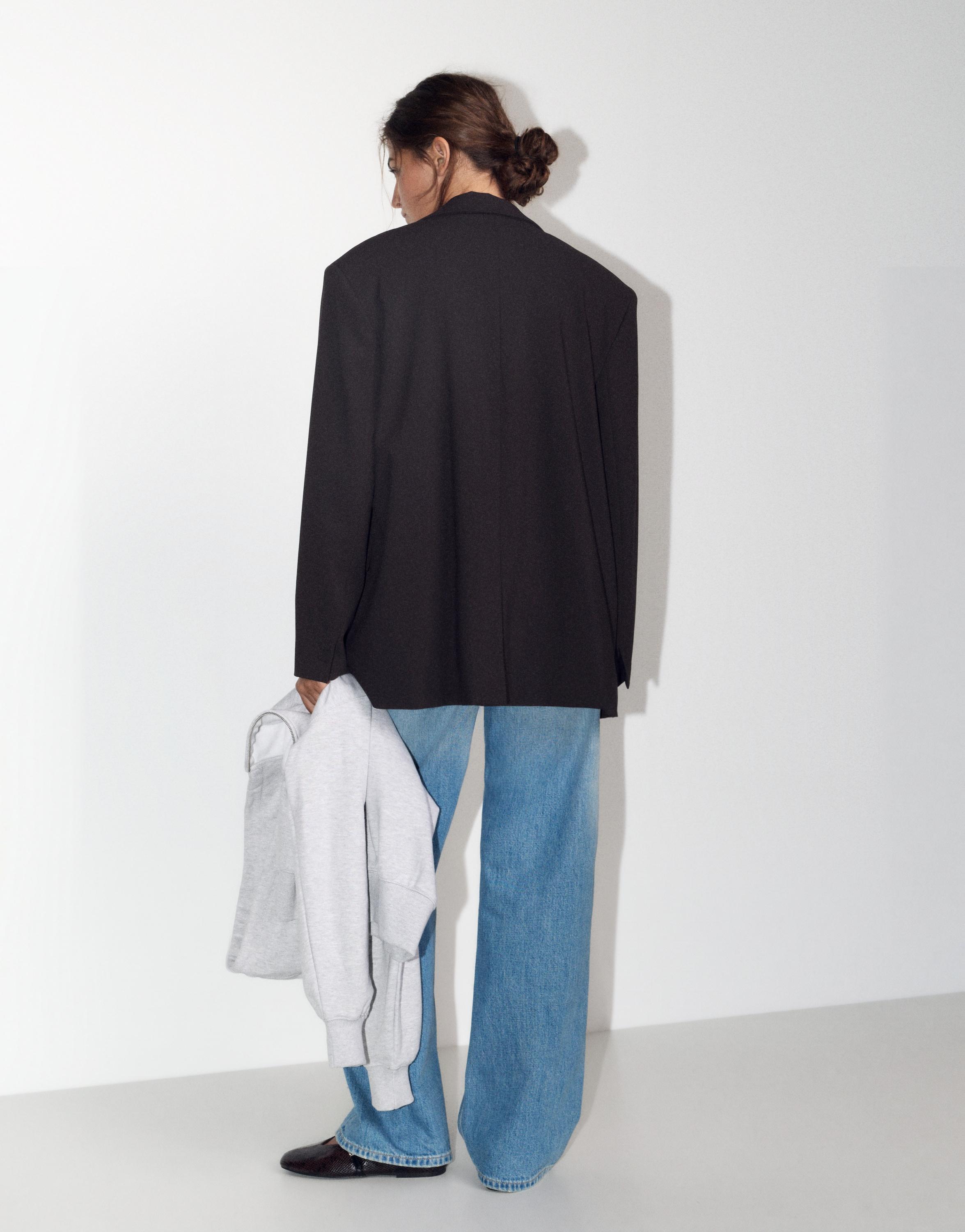 Pull&Bear Kruvaze blazer görsel 2