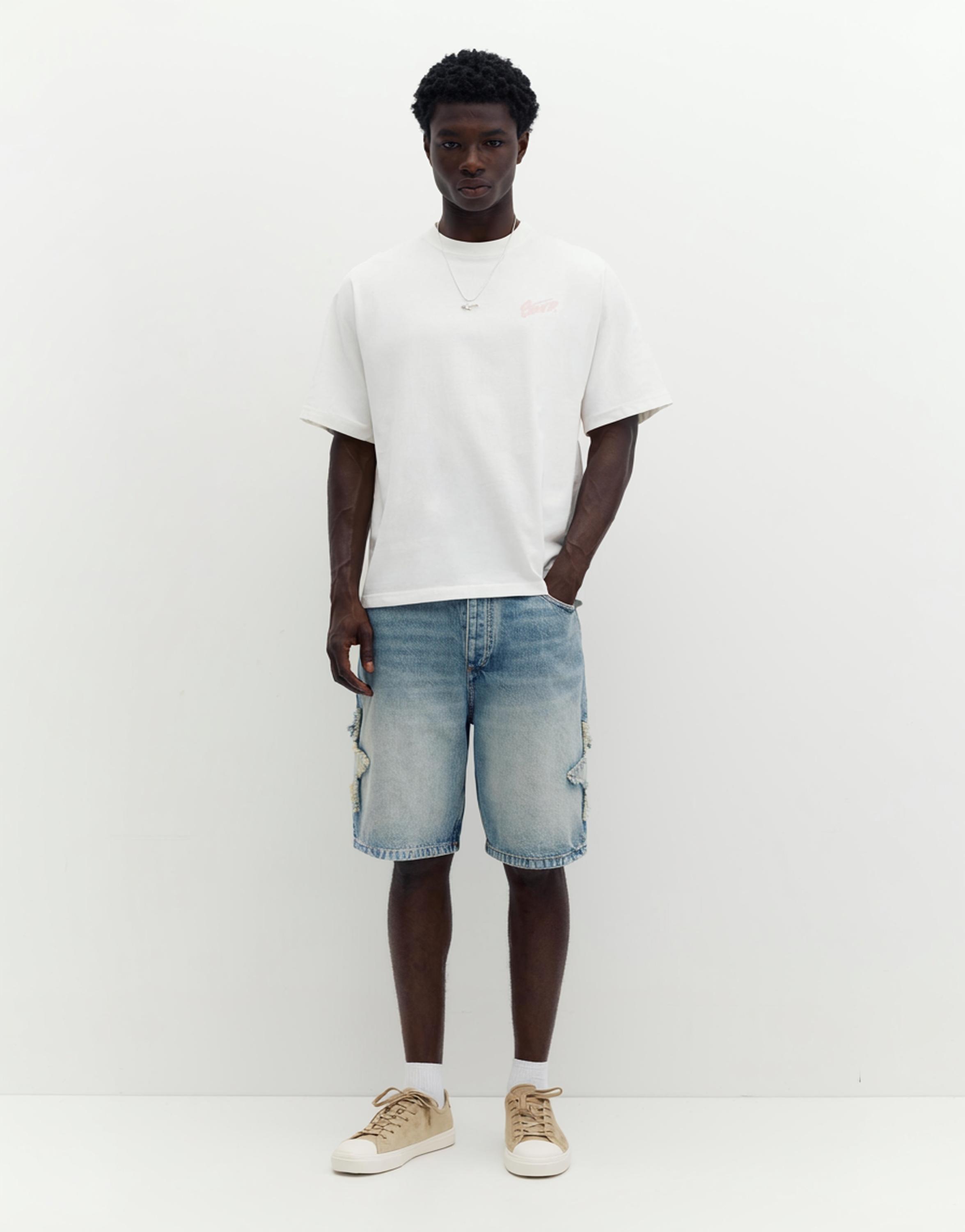 STWD graffiti logo T-shirt — Off white