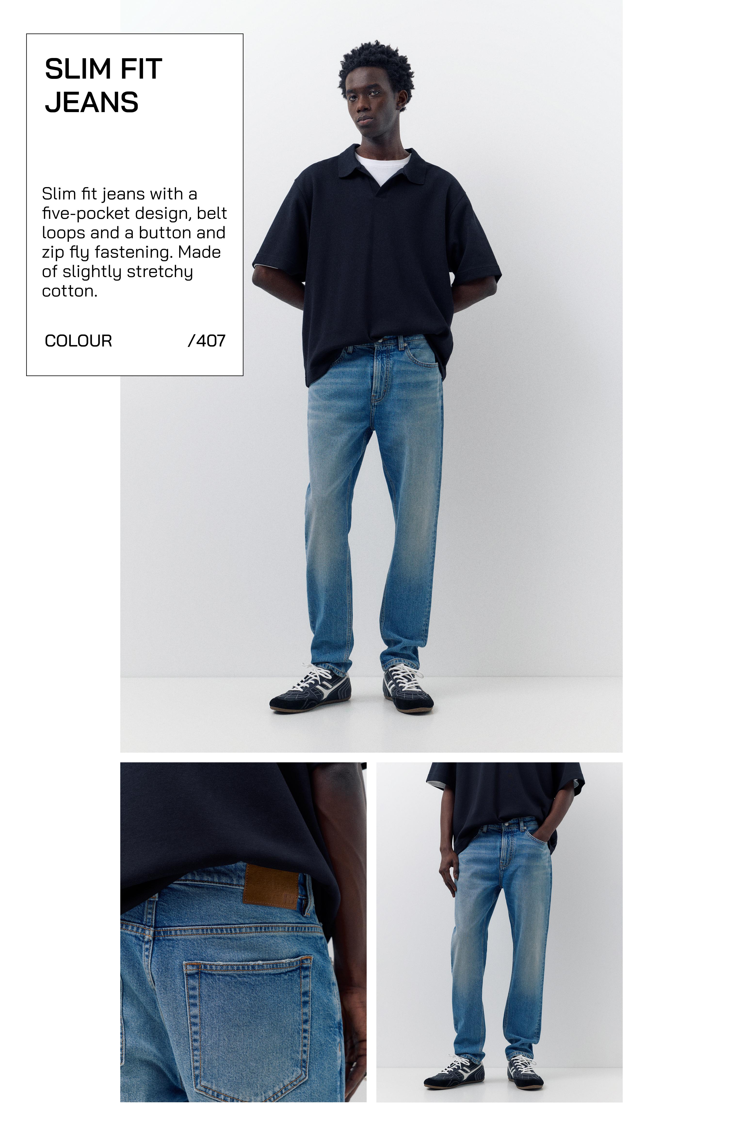 Slim fit jeans — Dark blue
