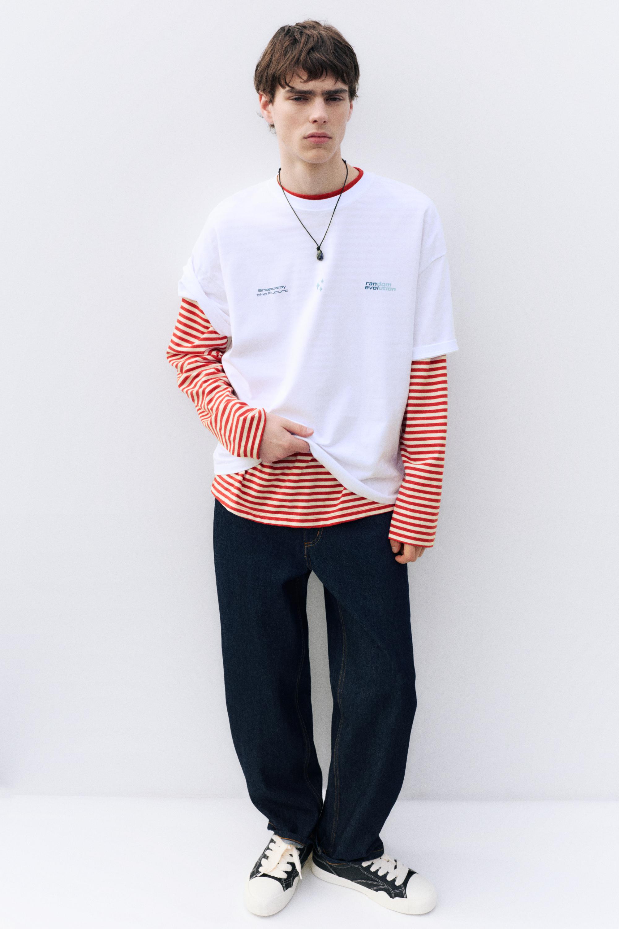 STWD boxy graphic T-shirt — White