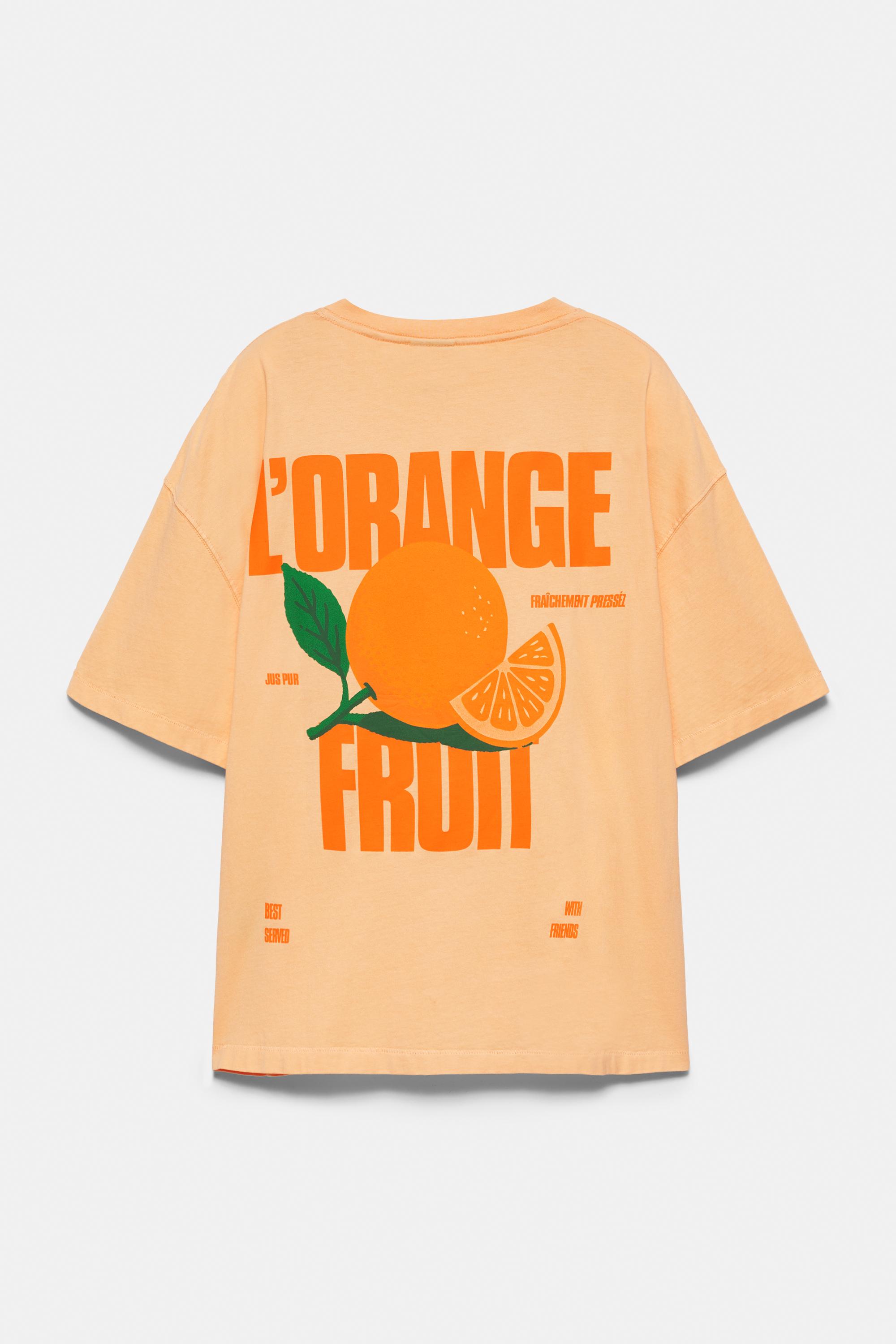STWD orange graphic T-shirt — Orange