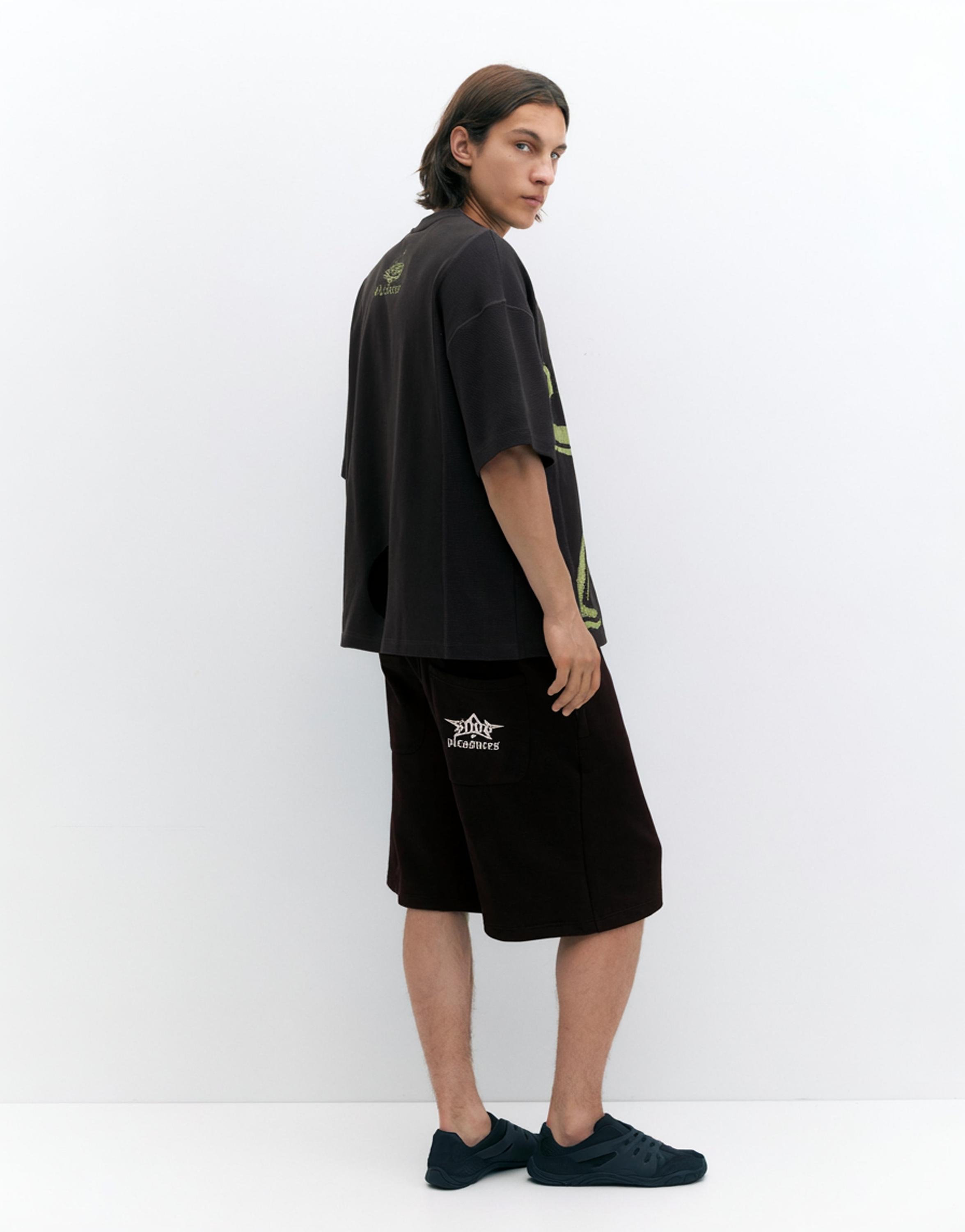 Pleasures x STWD T-shirt — Black