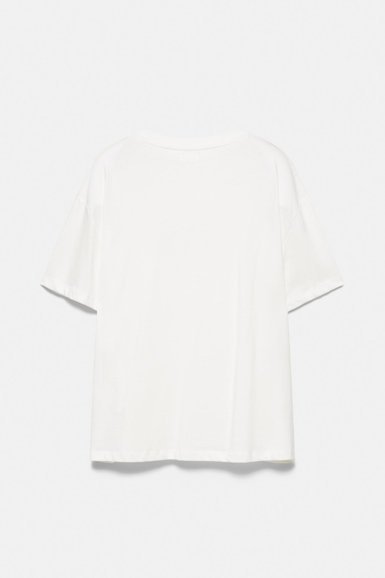 Oversize text T-shirt — Ice