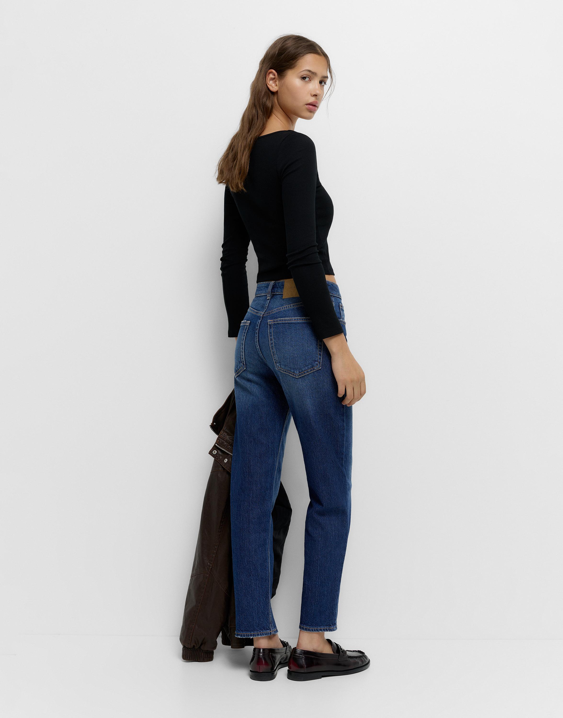 Slim fit comfort jeans — Navy