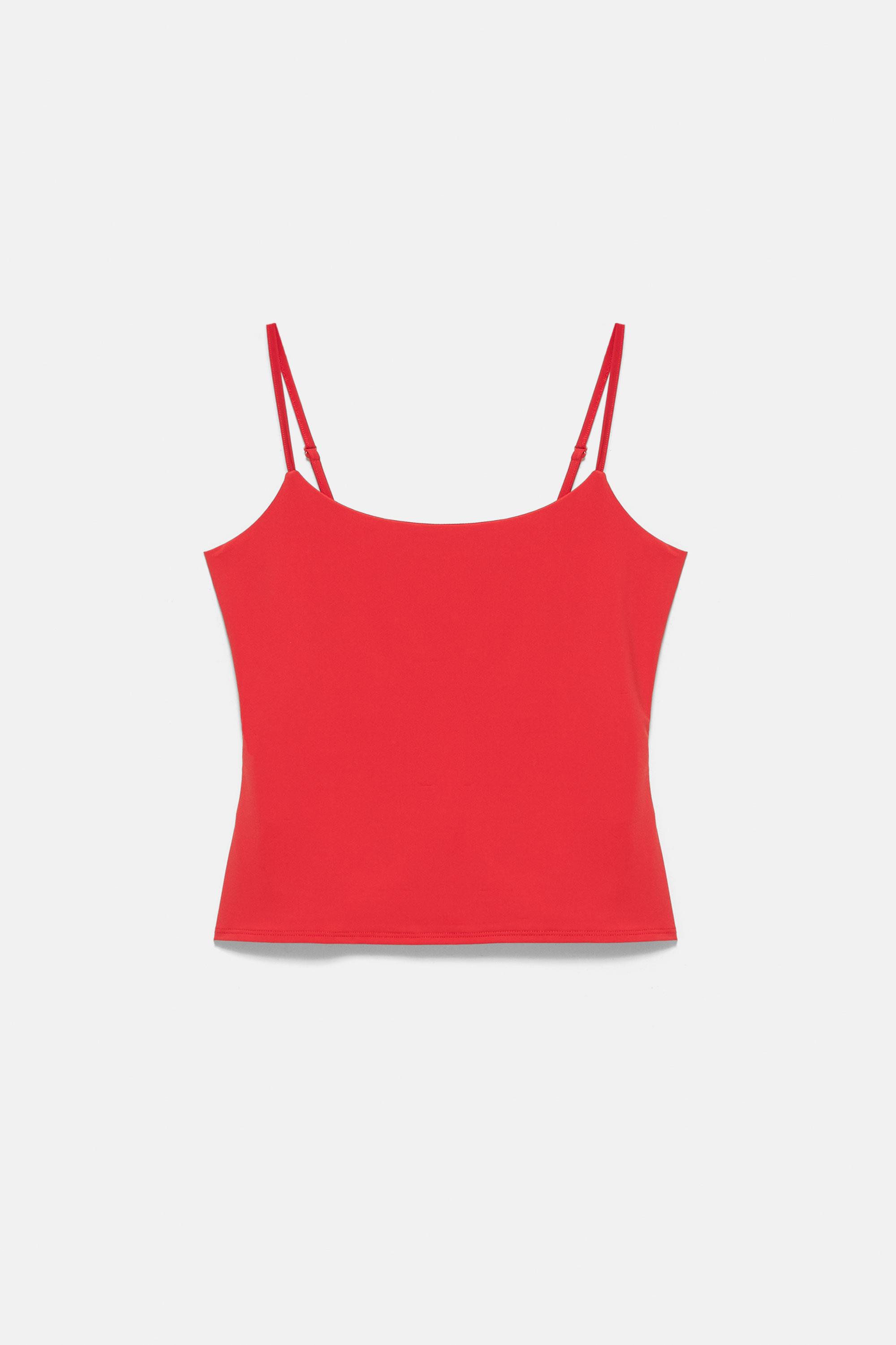 Basic top with adjustable straps — Red