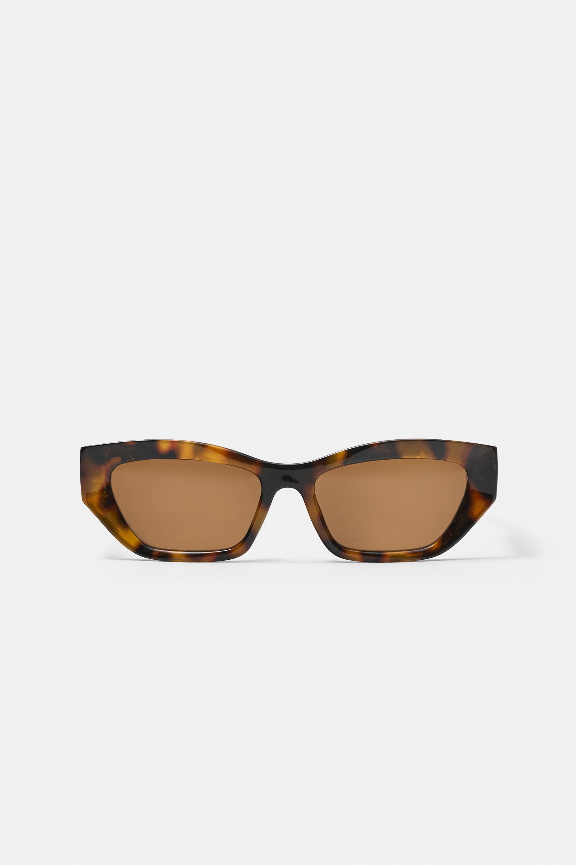 Cat eye sunglasses — Brown