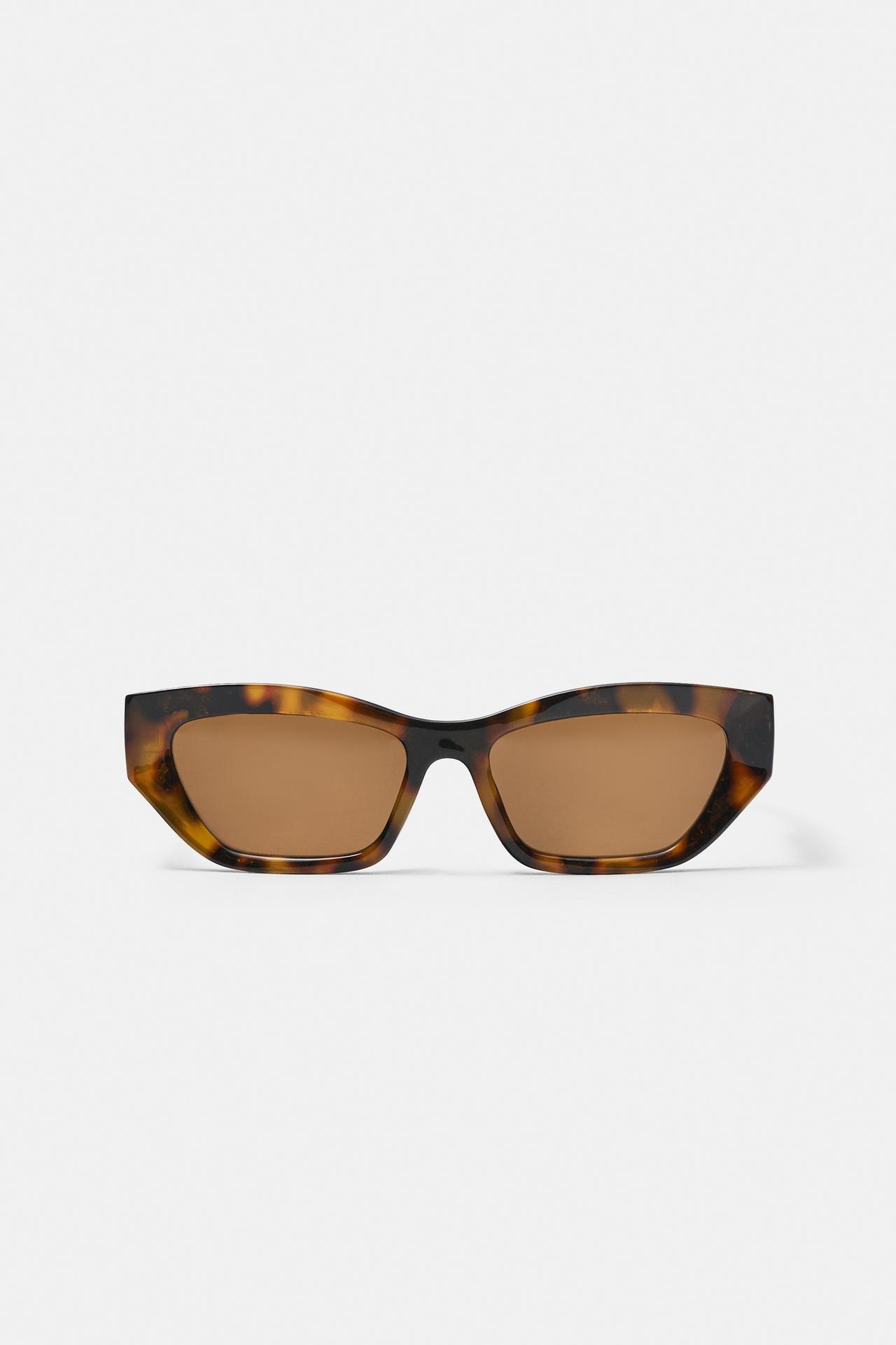 Cat eye sunglasses — Brown