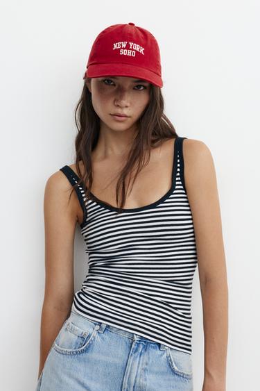 New York graphic cap — Red 2