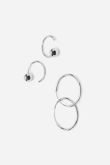 Pack of 18 earrings — Silver 5