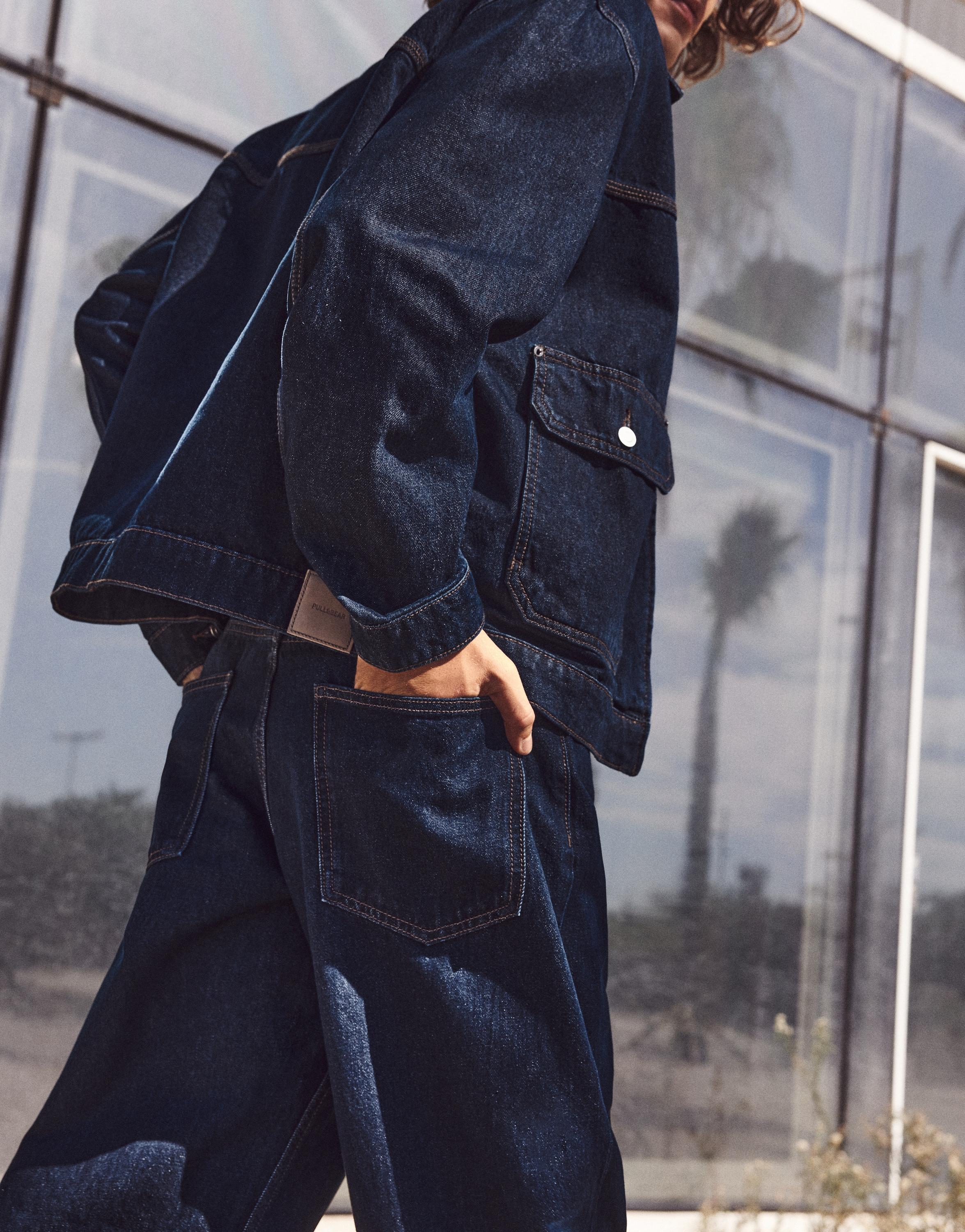 Relaxed fit jeans — Navy