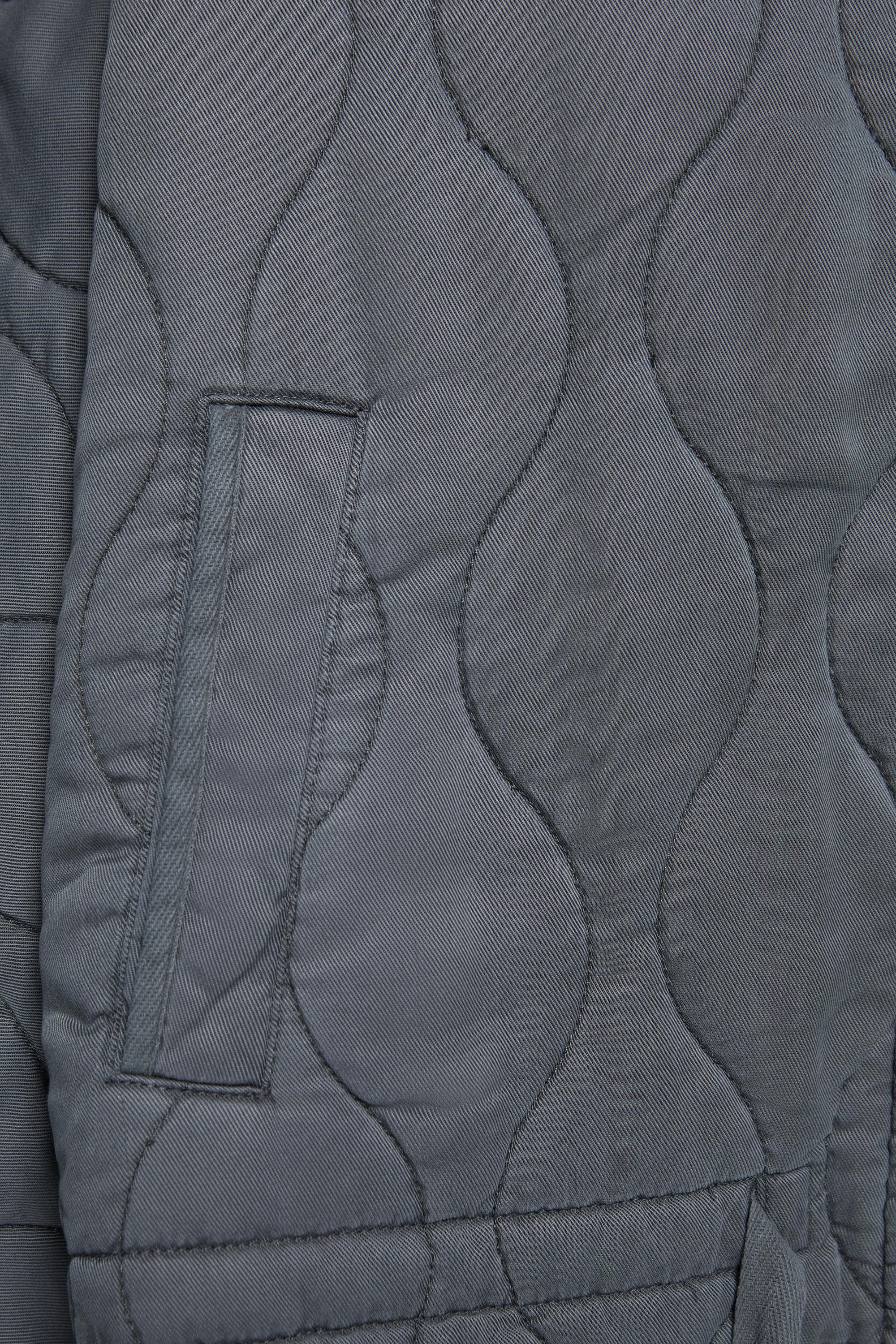 Dik yaka şişme mont - Görsel 5