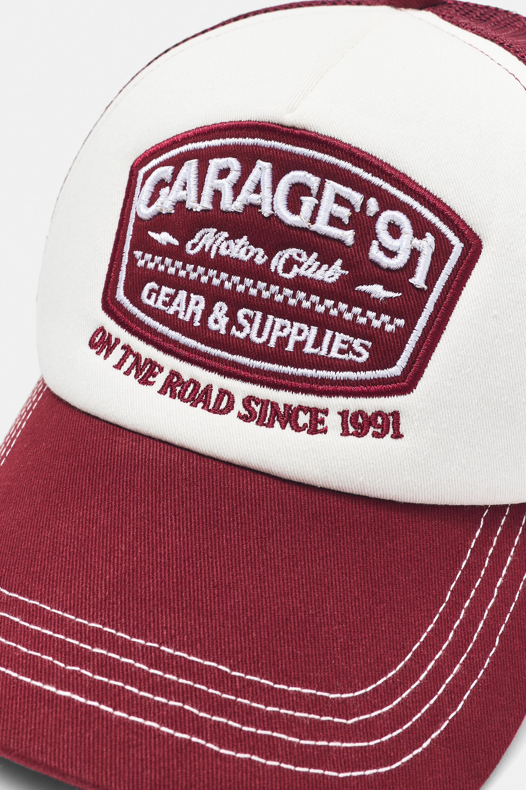 Garage'91 trucker cap — Maroon