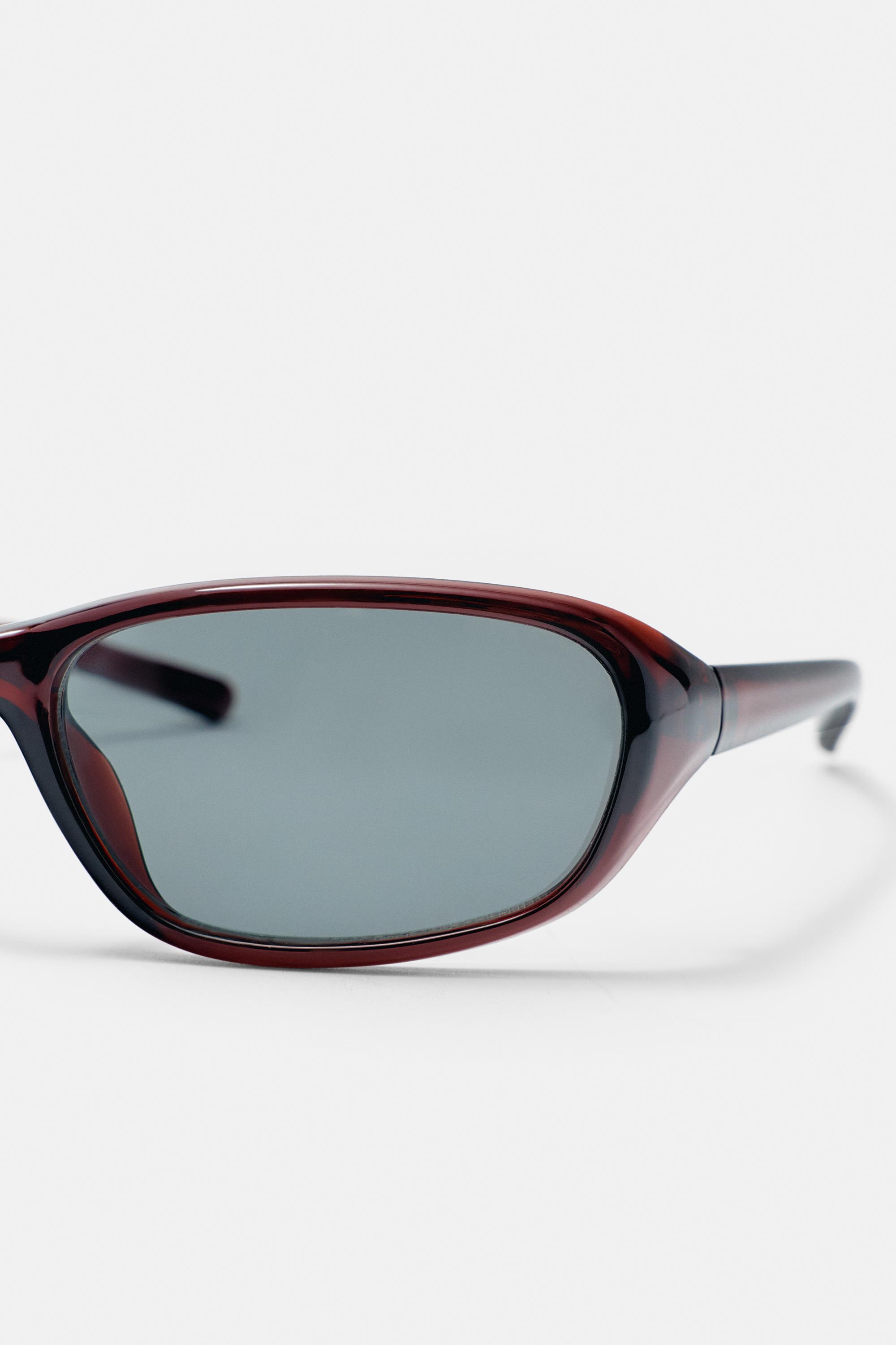 Rounded sunglasses — Brown