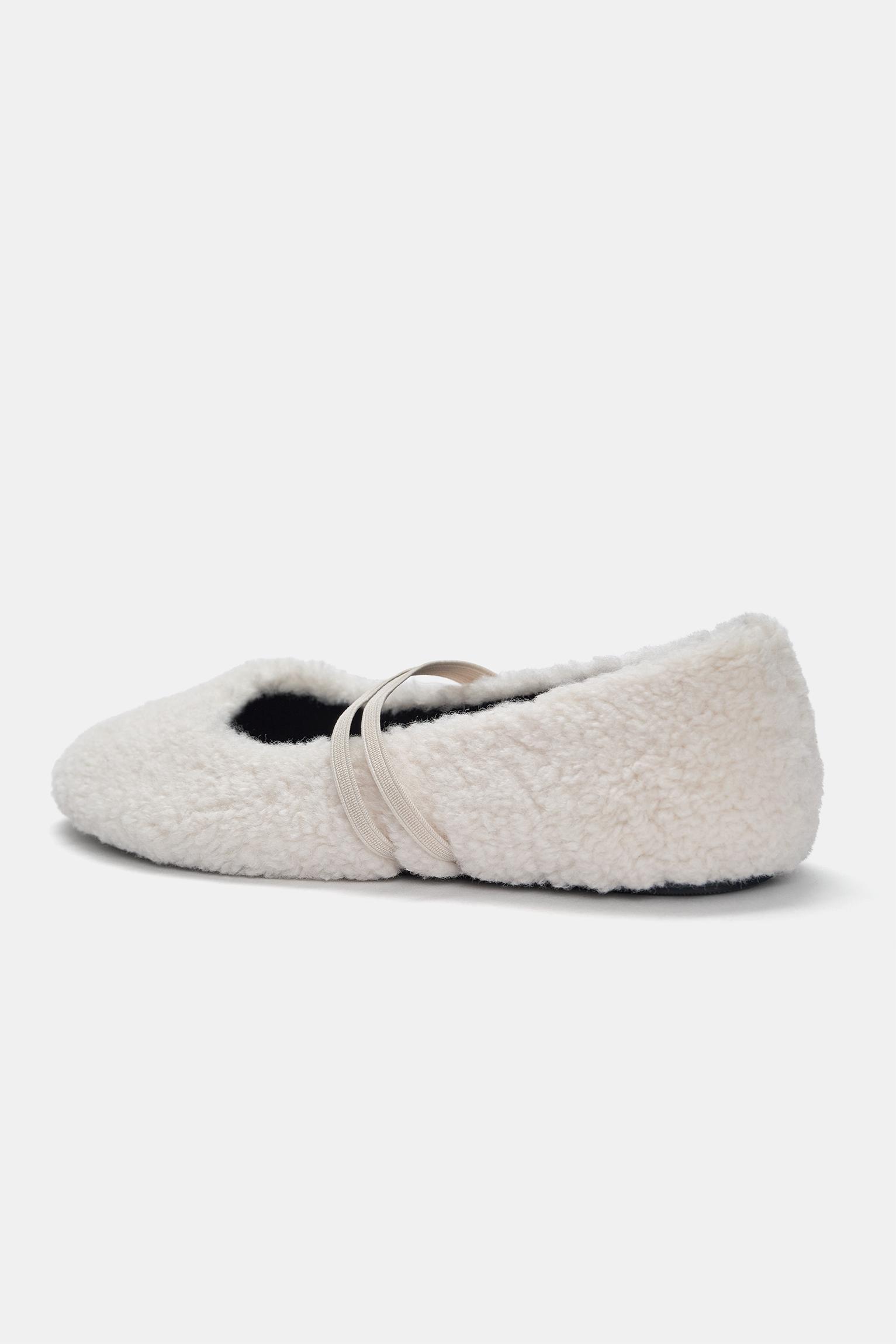 Fur lined ballet shops flats