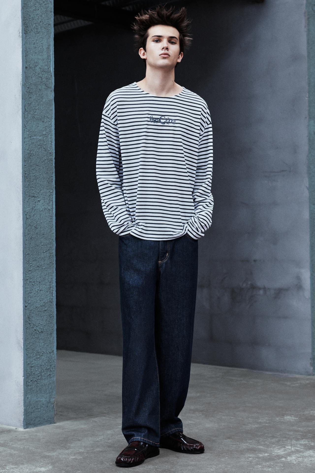 The Cure striped T-shirt — Off white