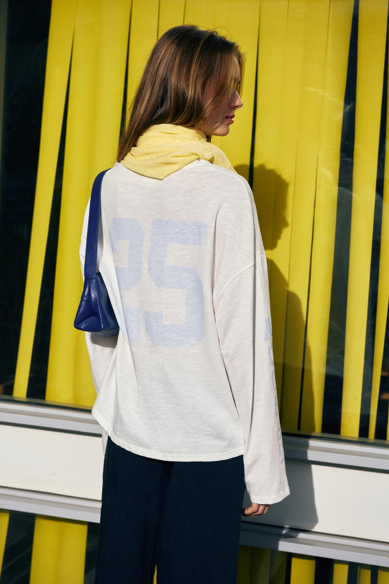 Regular fit graphic T-shirt — White