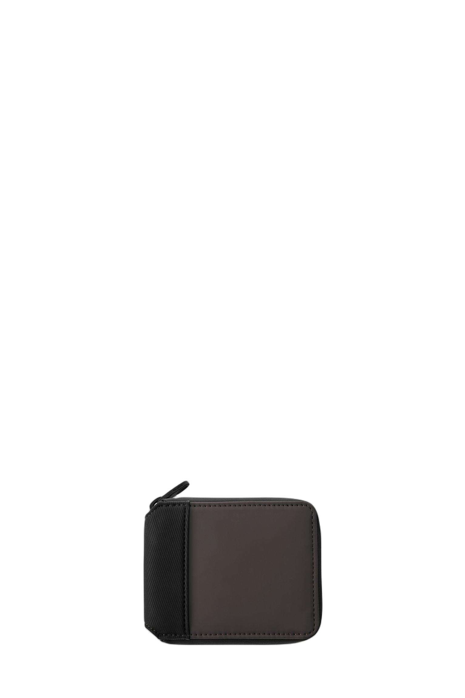 Rubberised wallet — Brown