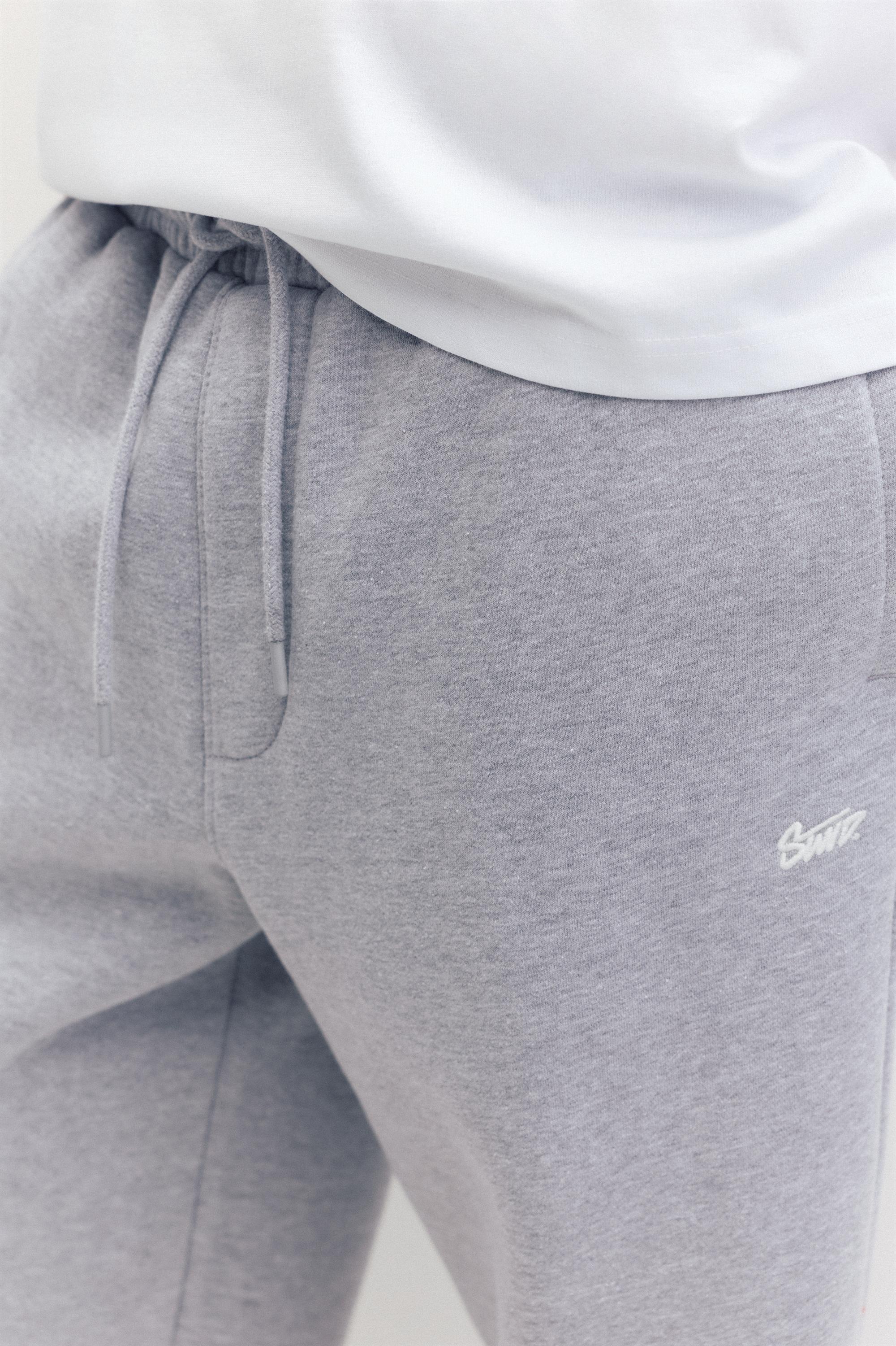 STWD joggers — Grey marl