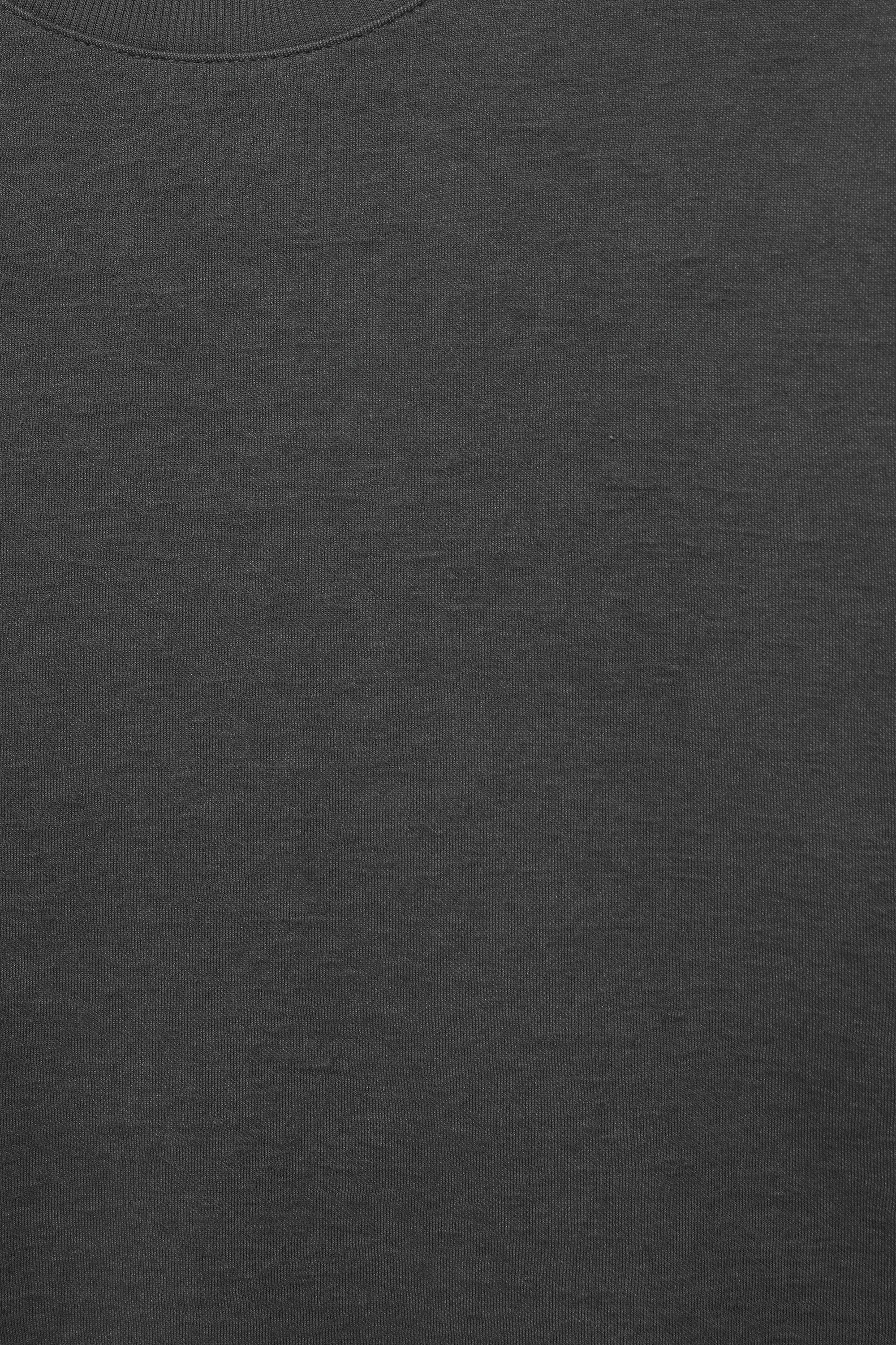 Textured relaxed fit T-shirt — Anthracite grey