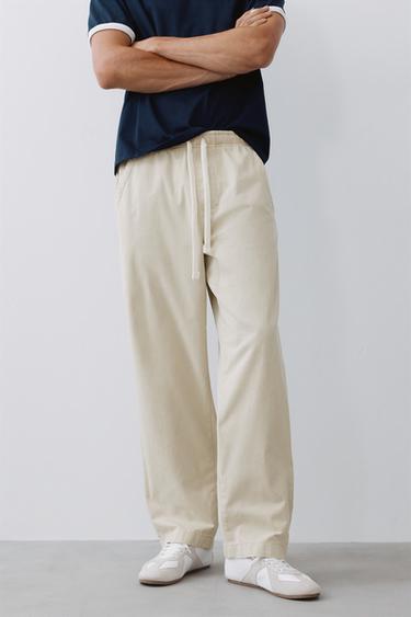 Baggy jogger pants — Off white 4