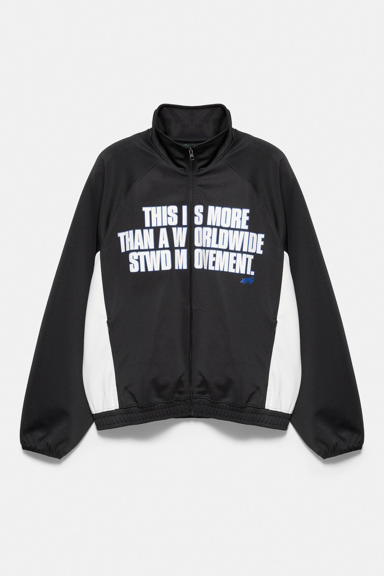 STWD zip jacket — Black