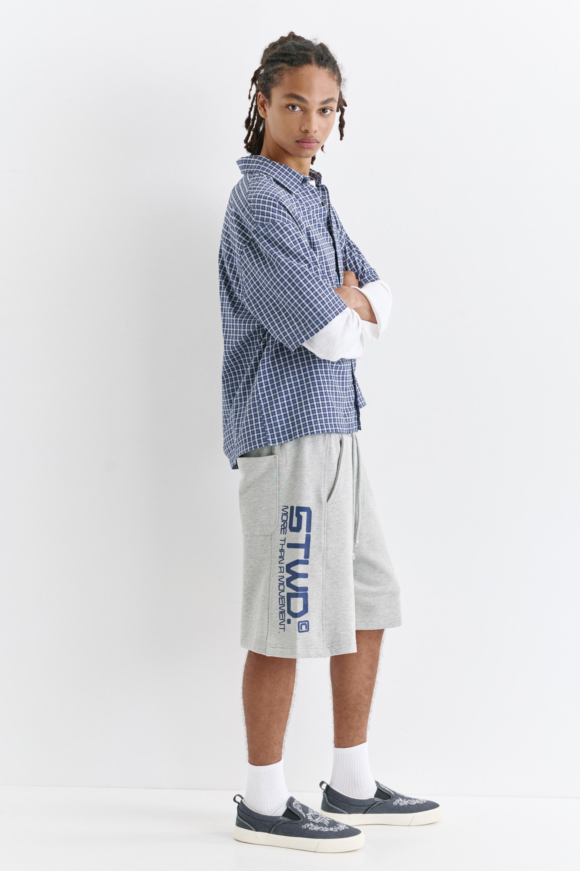 STWD sports Bermuda shorts — Medium marl