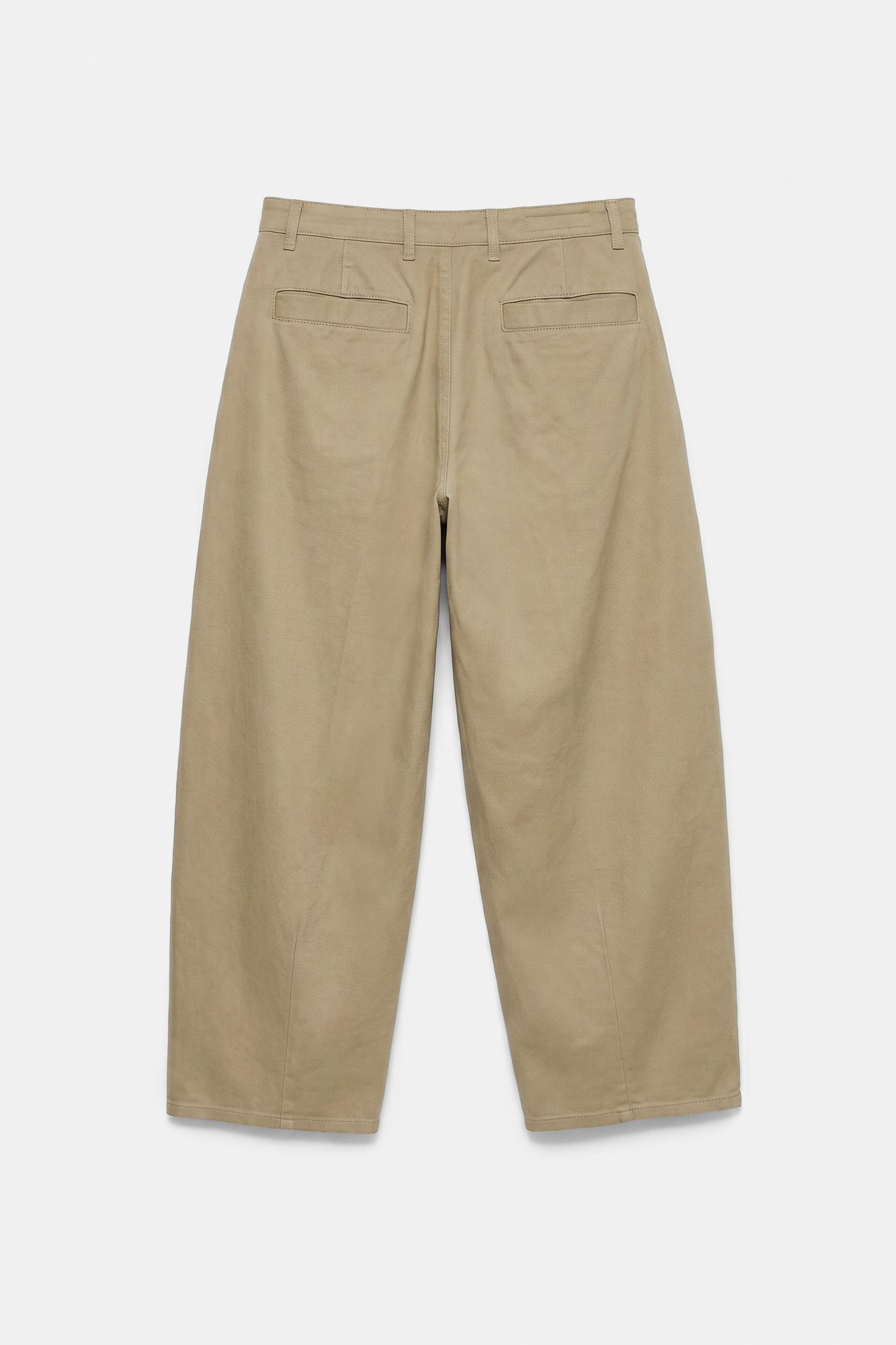 Baggy darted chinos — Beige