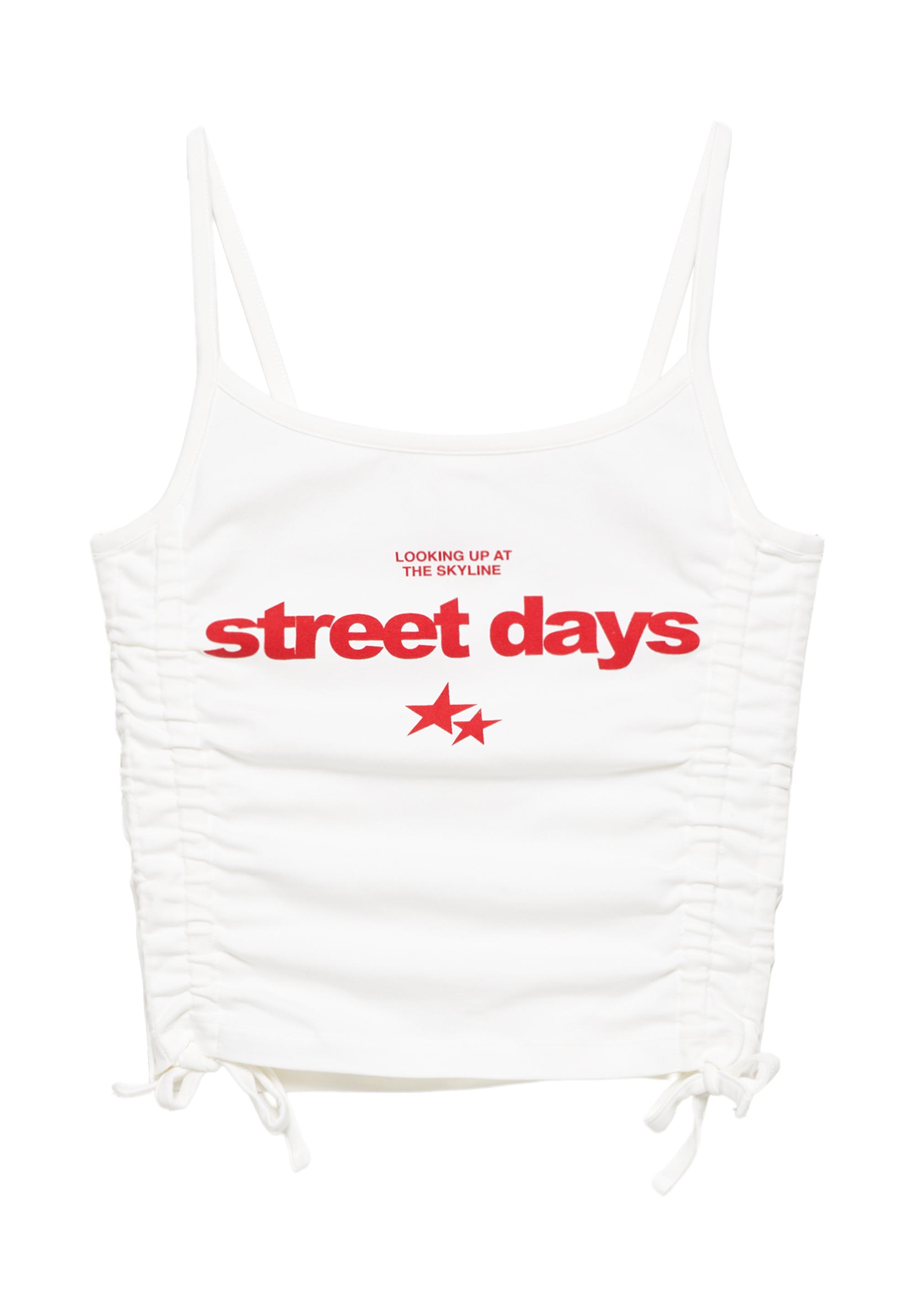 Yanları büzgülü askılı top - Görsel 3