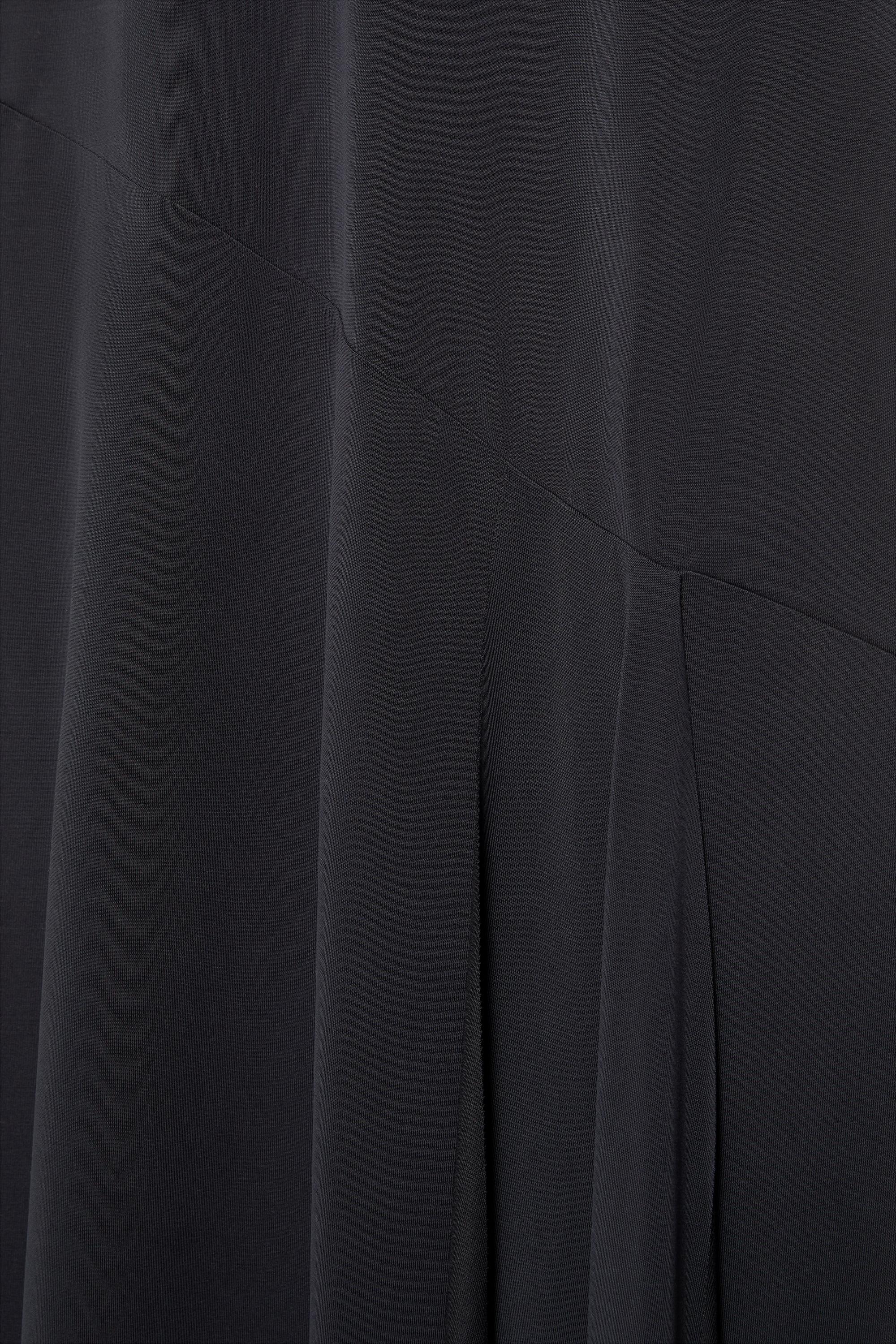 Cupro uzun halter elbise - Görsel 11