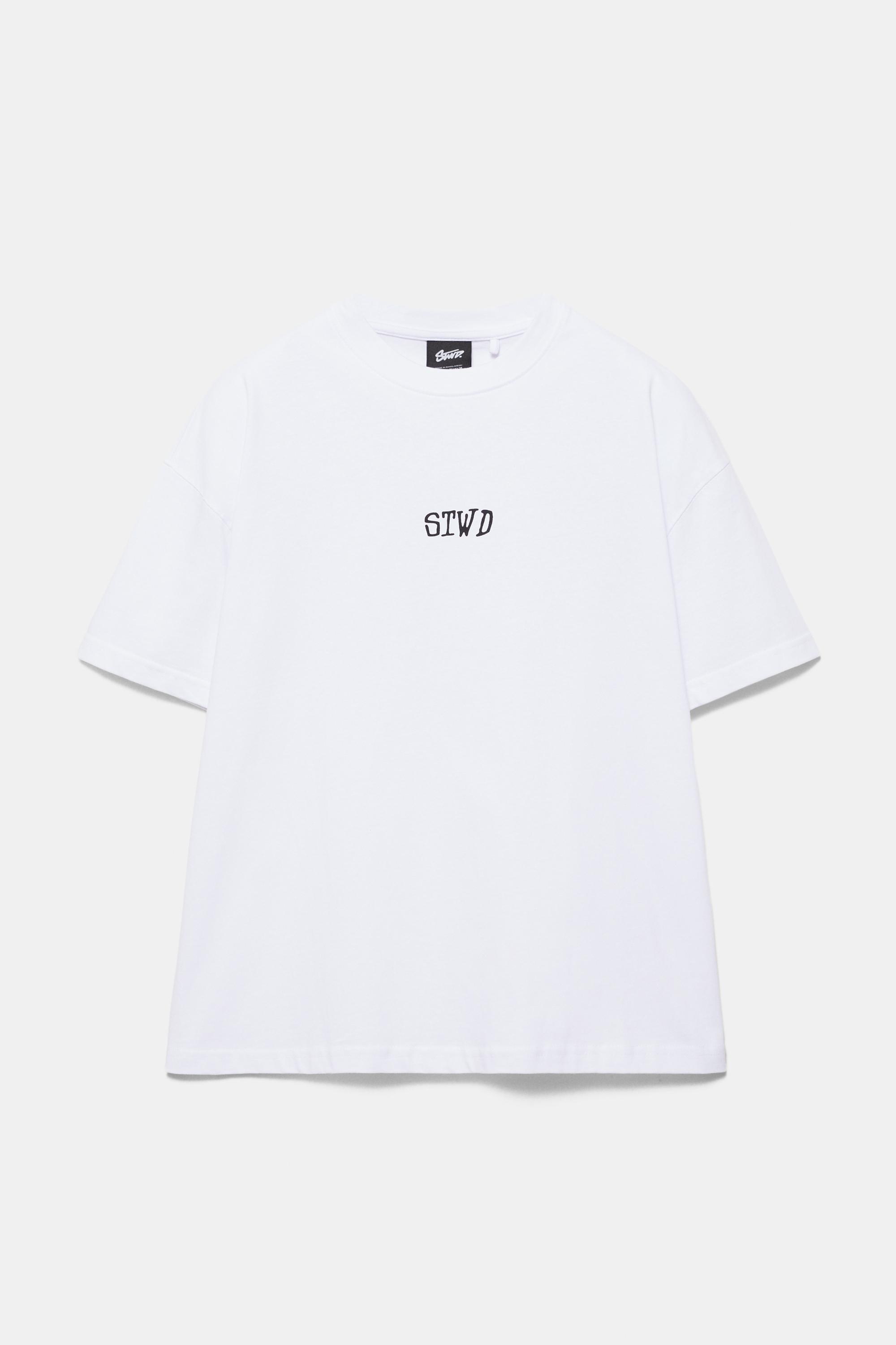 STWD grafik baskılı tişört