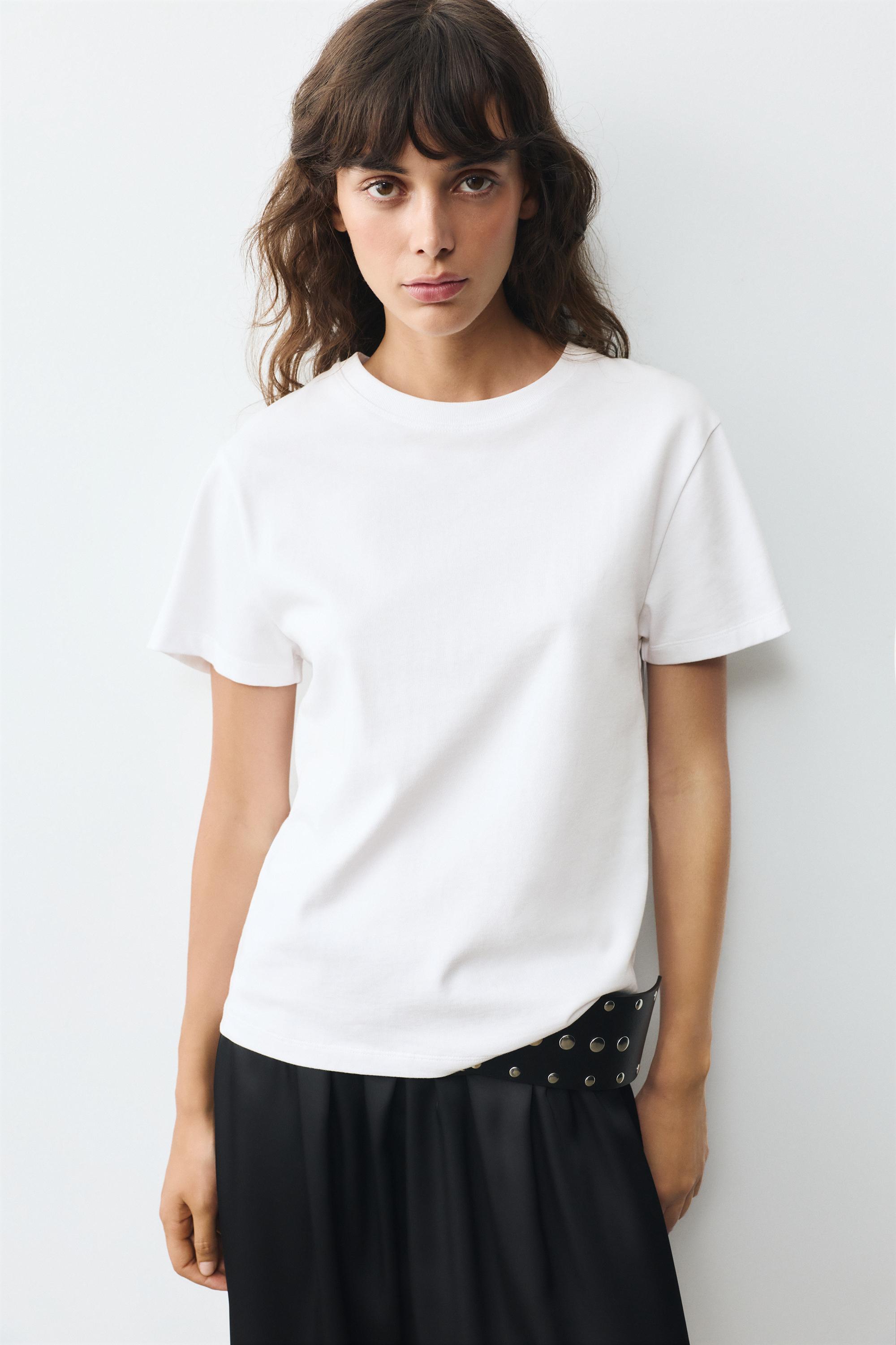 Short sleeve T-shirt 100% cotton — White