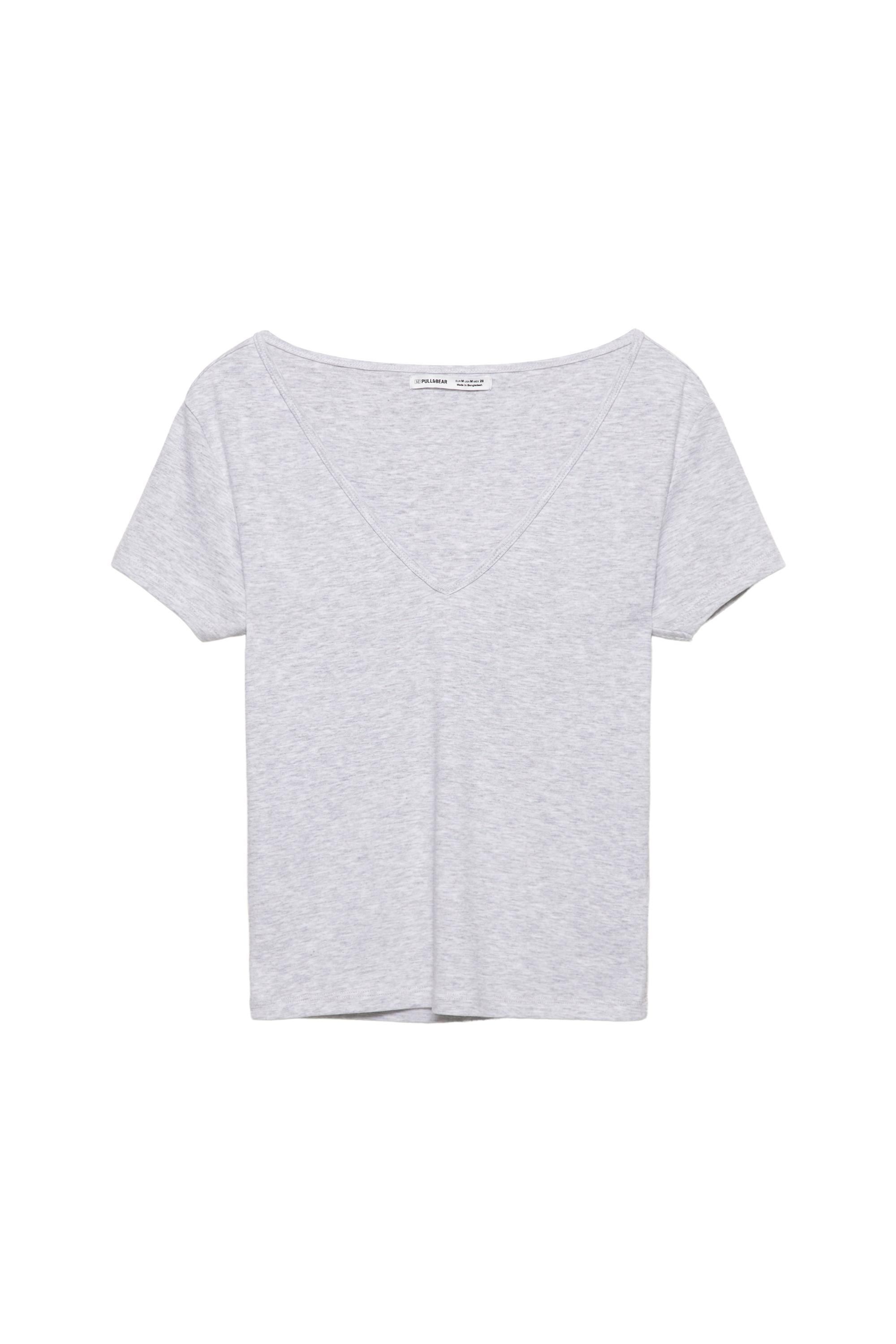 V yaka t-shirt - Görsel 84