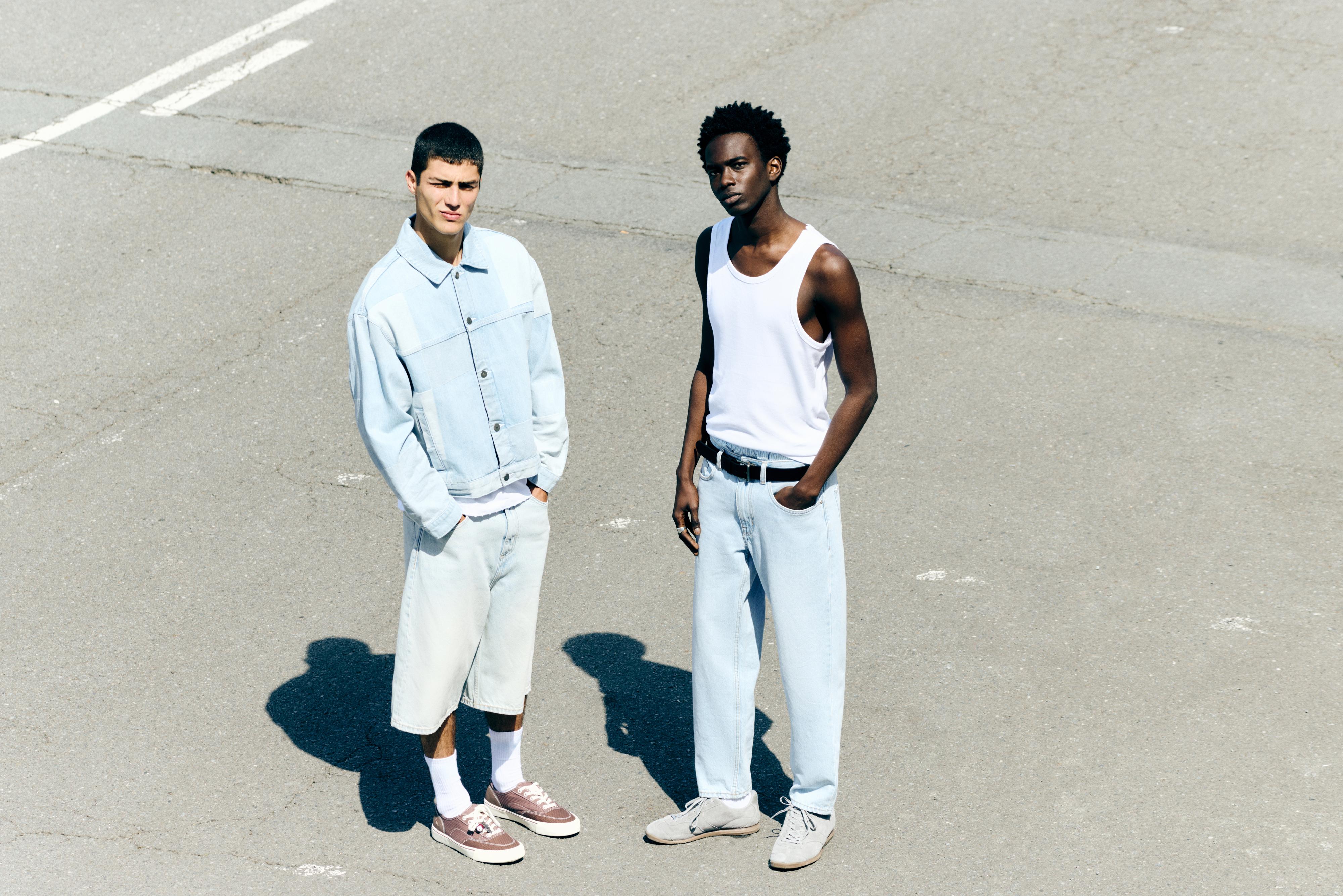 Skater denim bermuda - Görsel 59