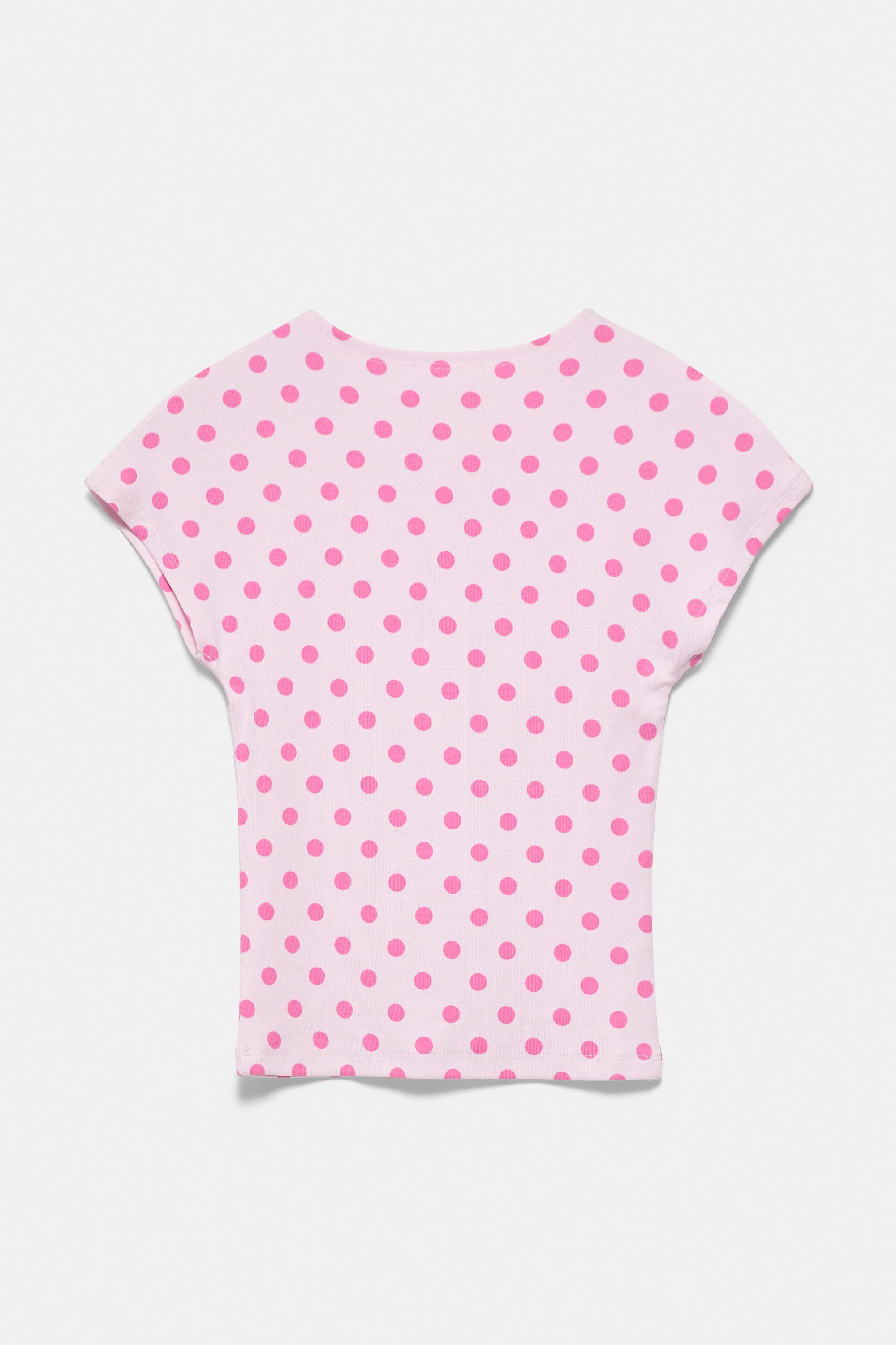 Fitted short sleeve T-shirt — Pastel pink
