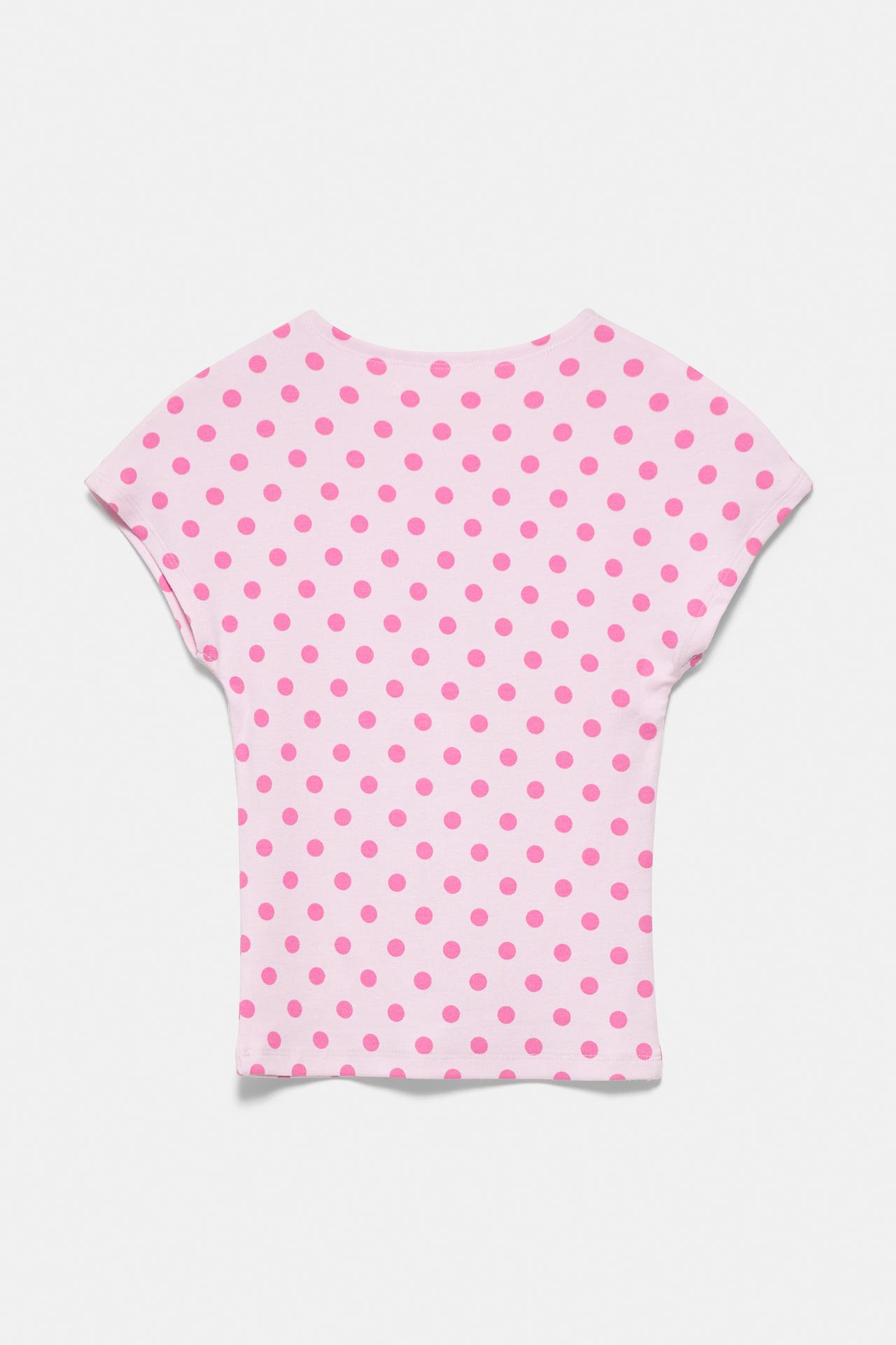 Fitted short sleeve T-shirt — Pastel pink