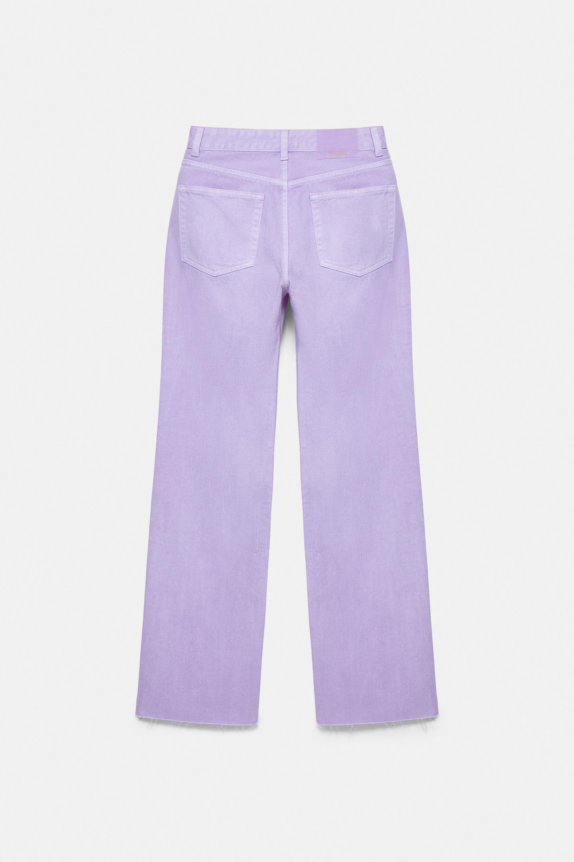 High-waist wide-leg jeans
