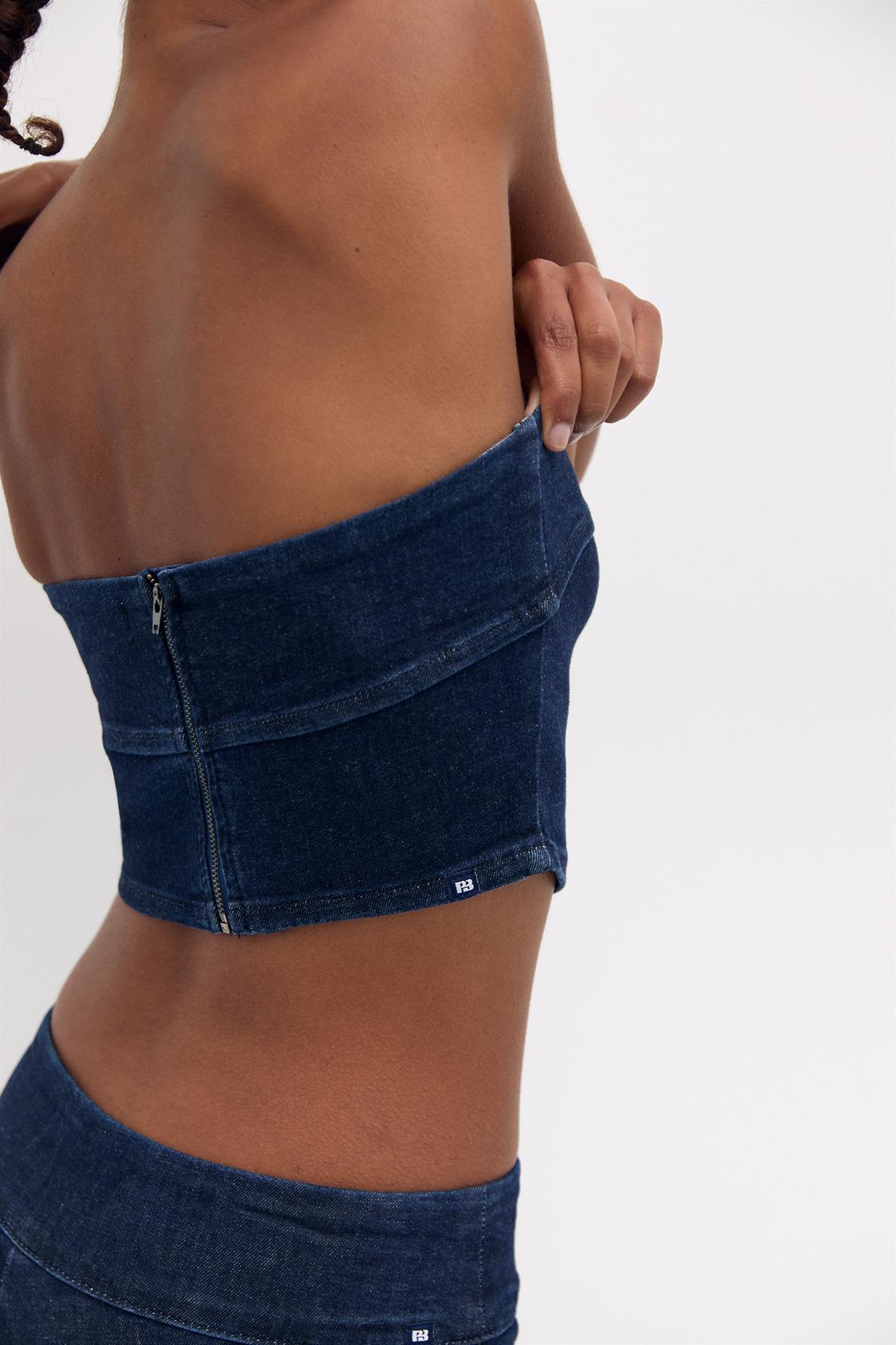 Jeans-Bandeau-Top - PULL&BEAR 