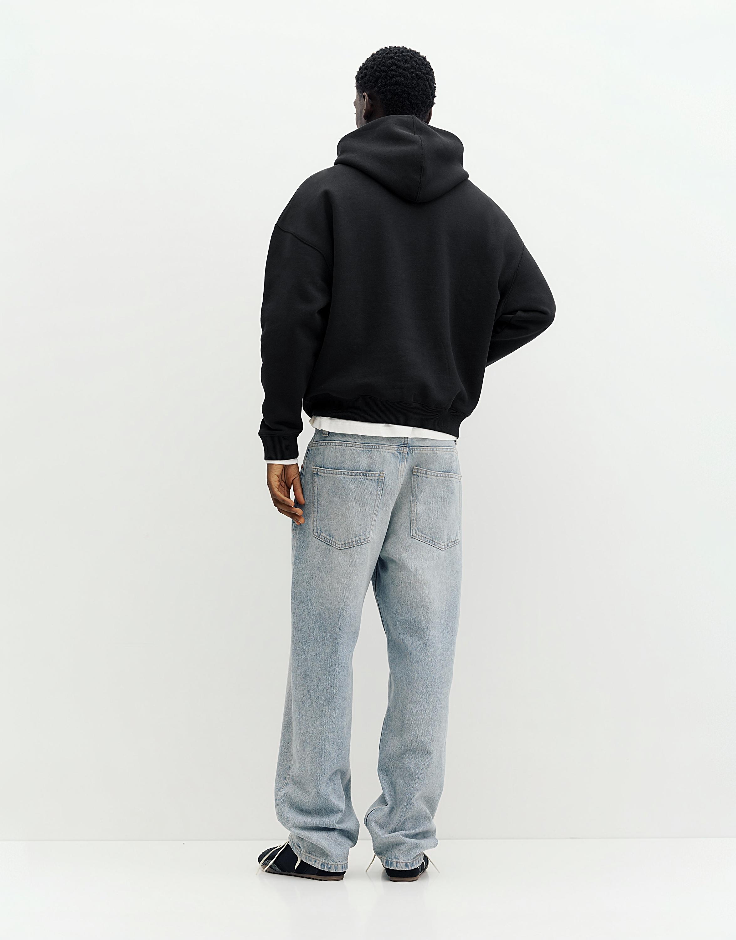 Boxy fit hoodie — Black