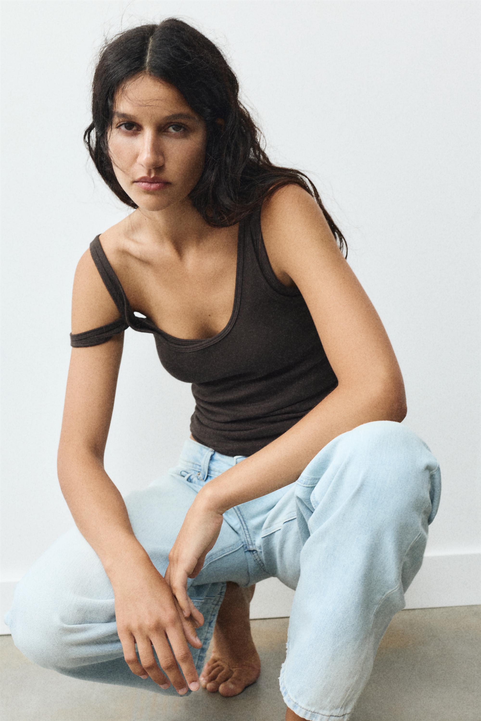 Modal tank top — Brown