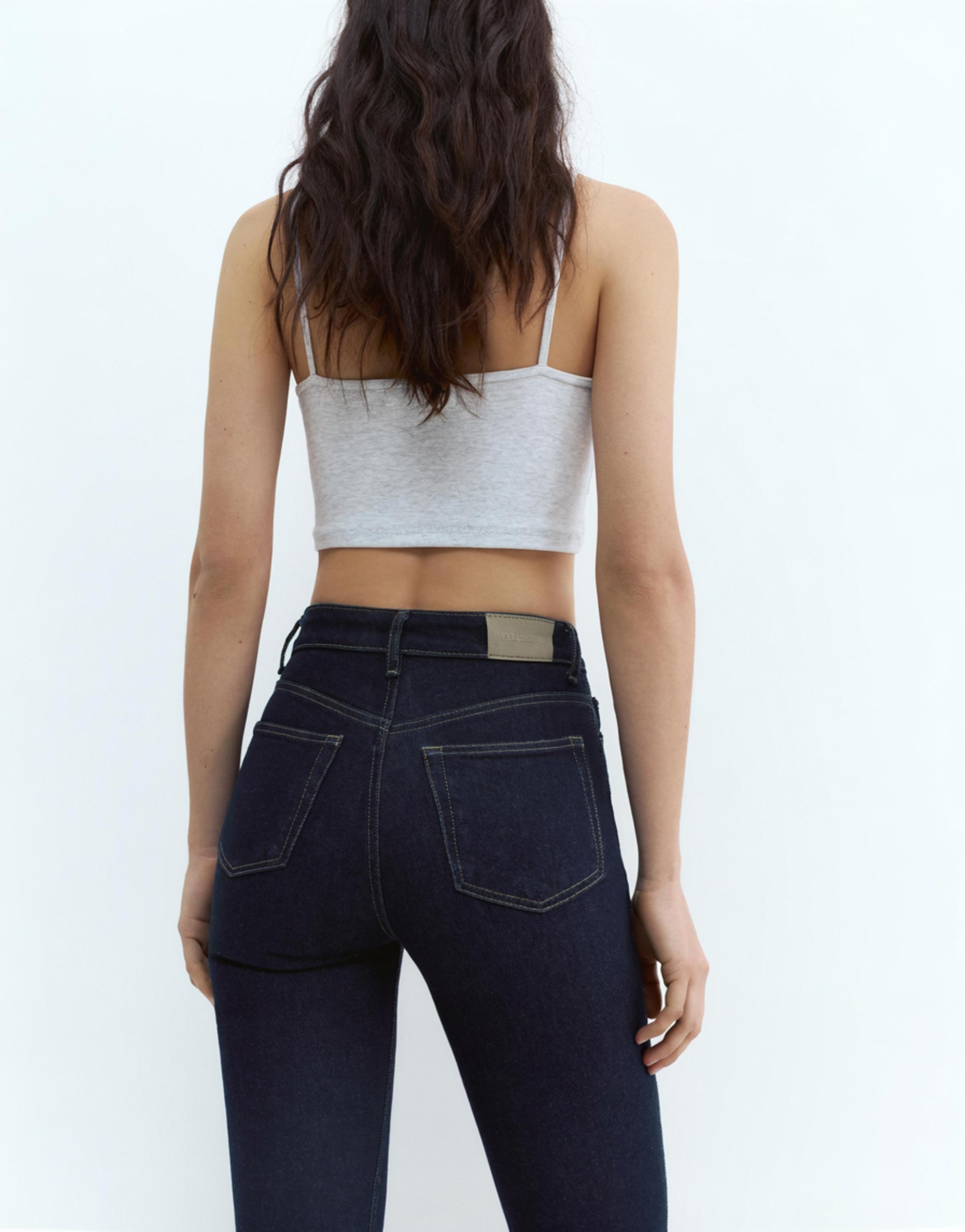 Yüksek bel çan paça jean - Görsel 40