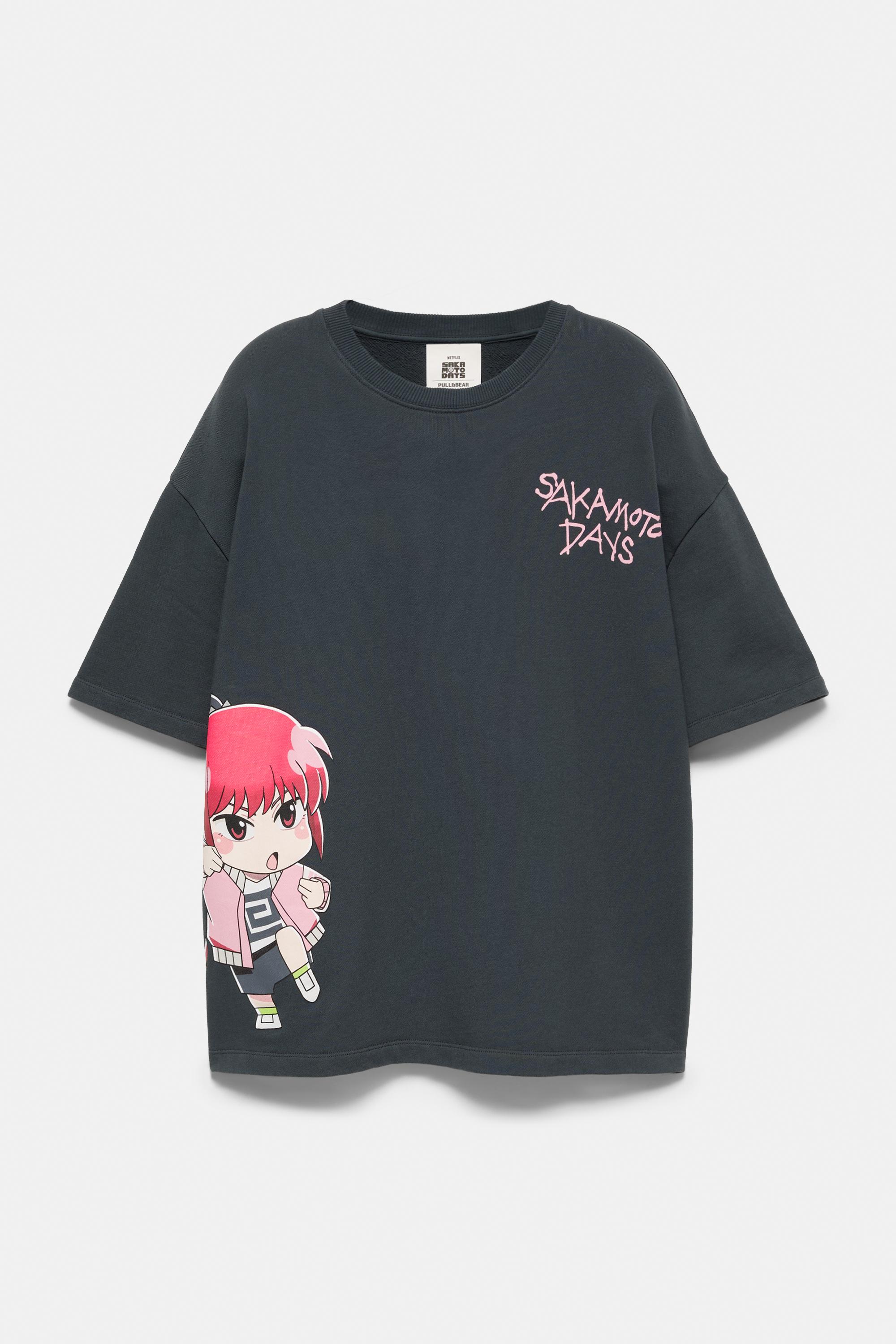 Sakamoto Days regular fit T-shirt — Anthracite grey