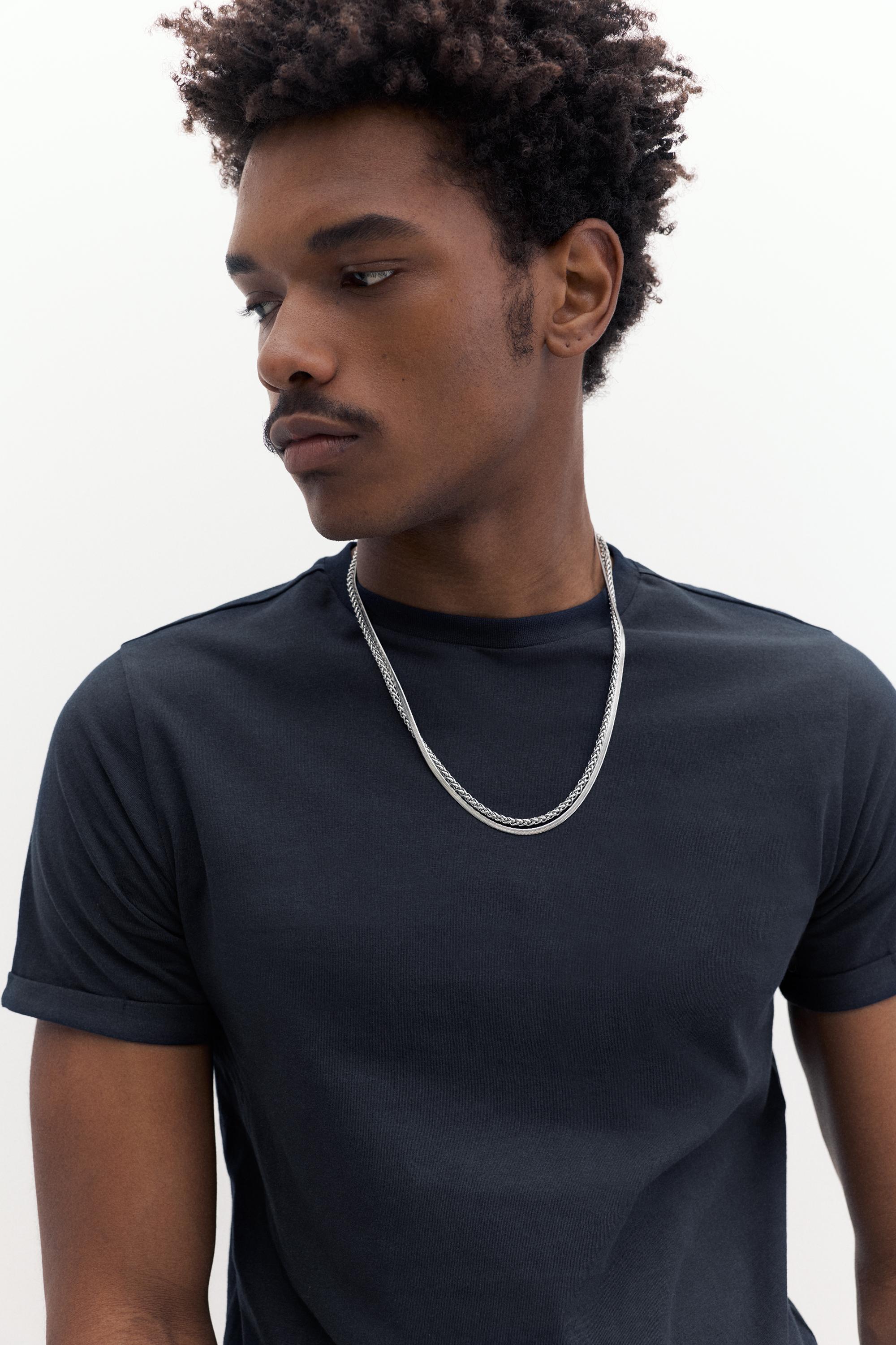 Muscle fit T-shirt — Navy