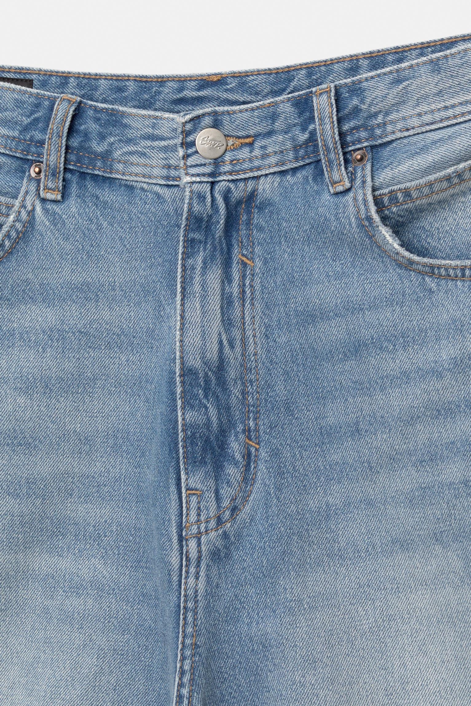 Skater jorts — Medium blue