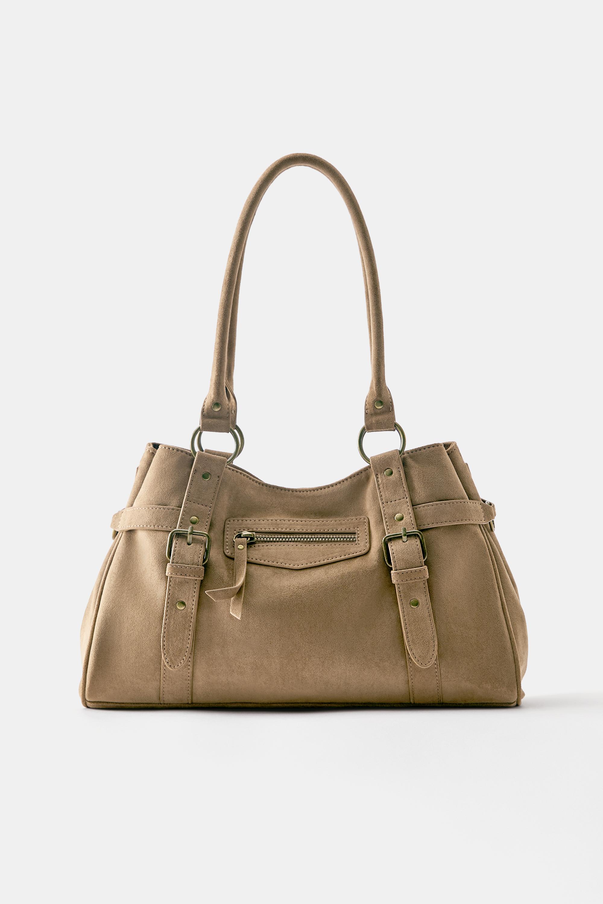 Buckled tote bag — Leather