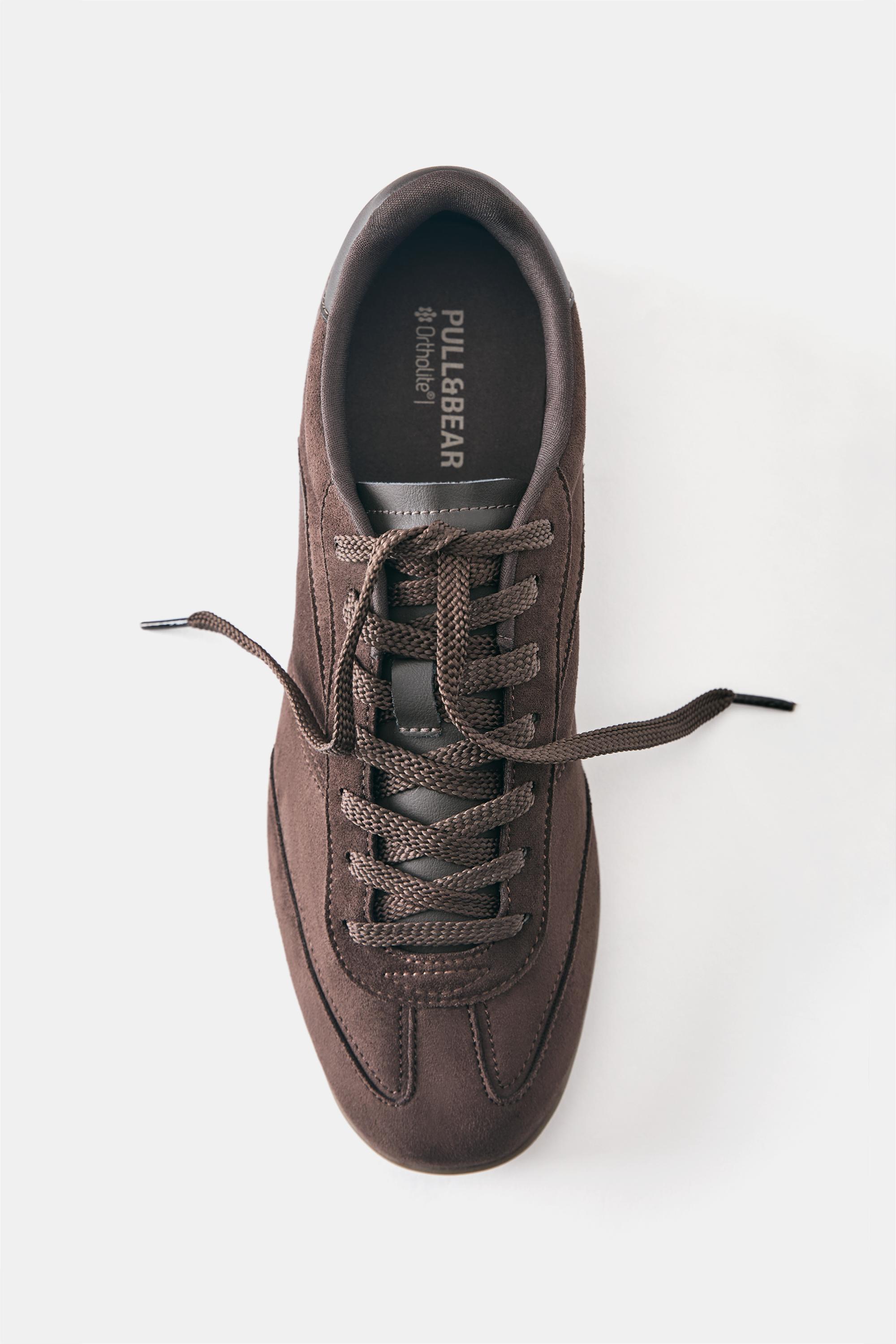 Slim trainers — Brown